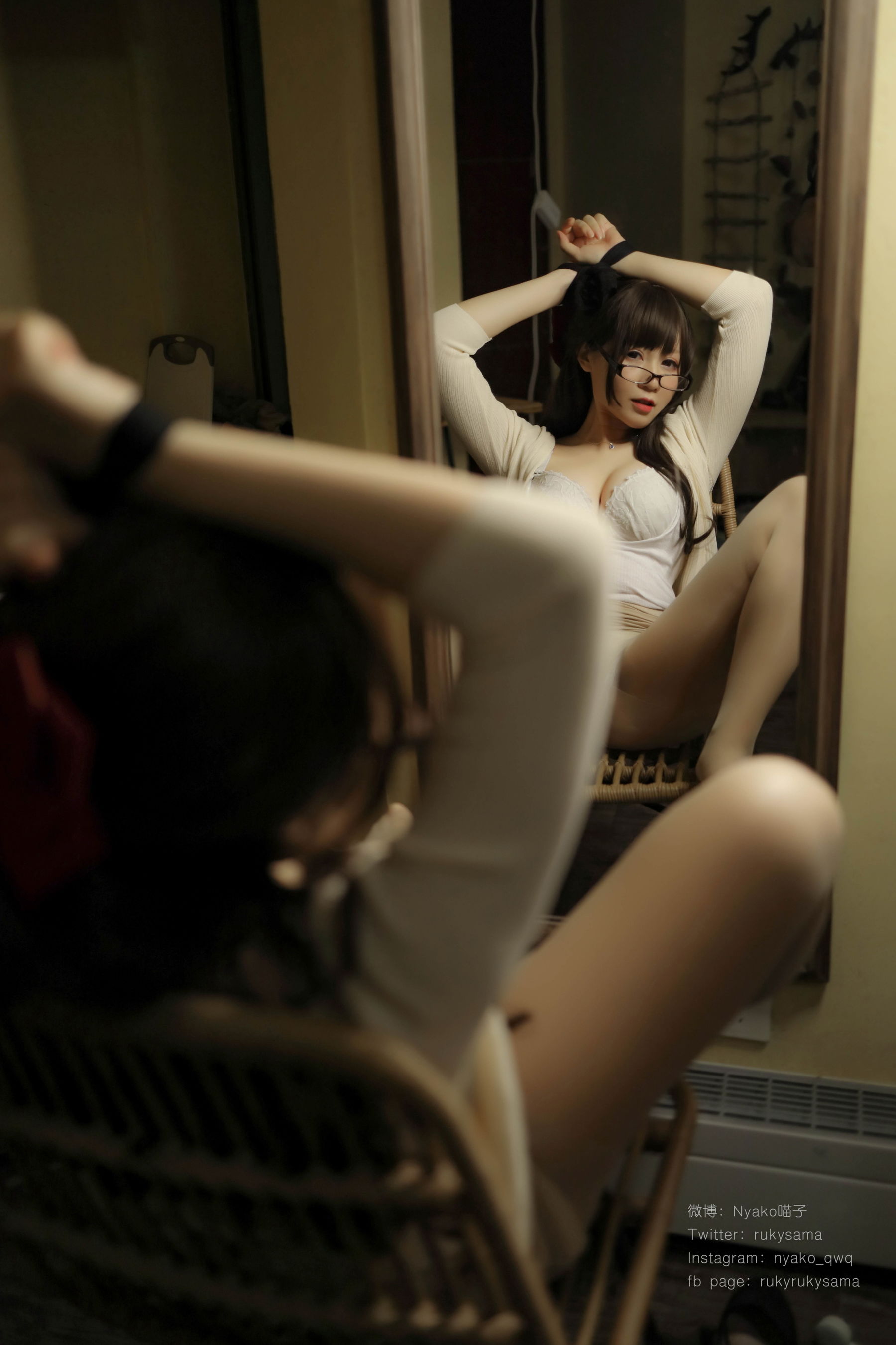 萌妹子Nyako喵子 – 縛られたの人妻 [124P]