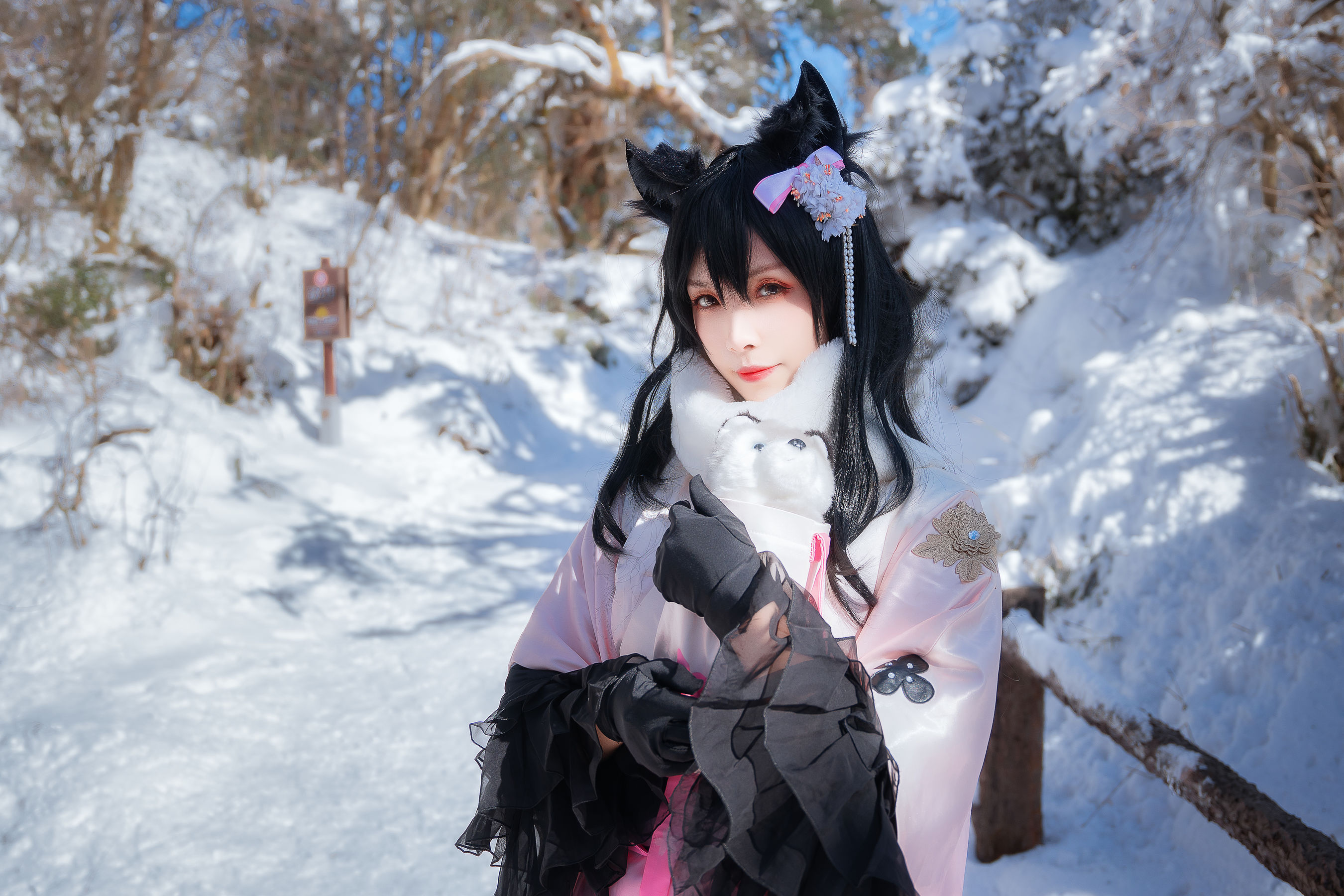 Neko-薇薇 – 爱宕和服 [44P]