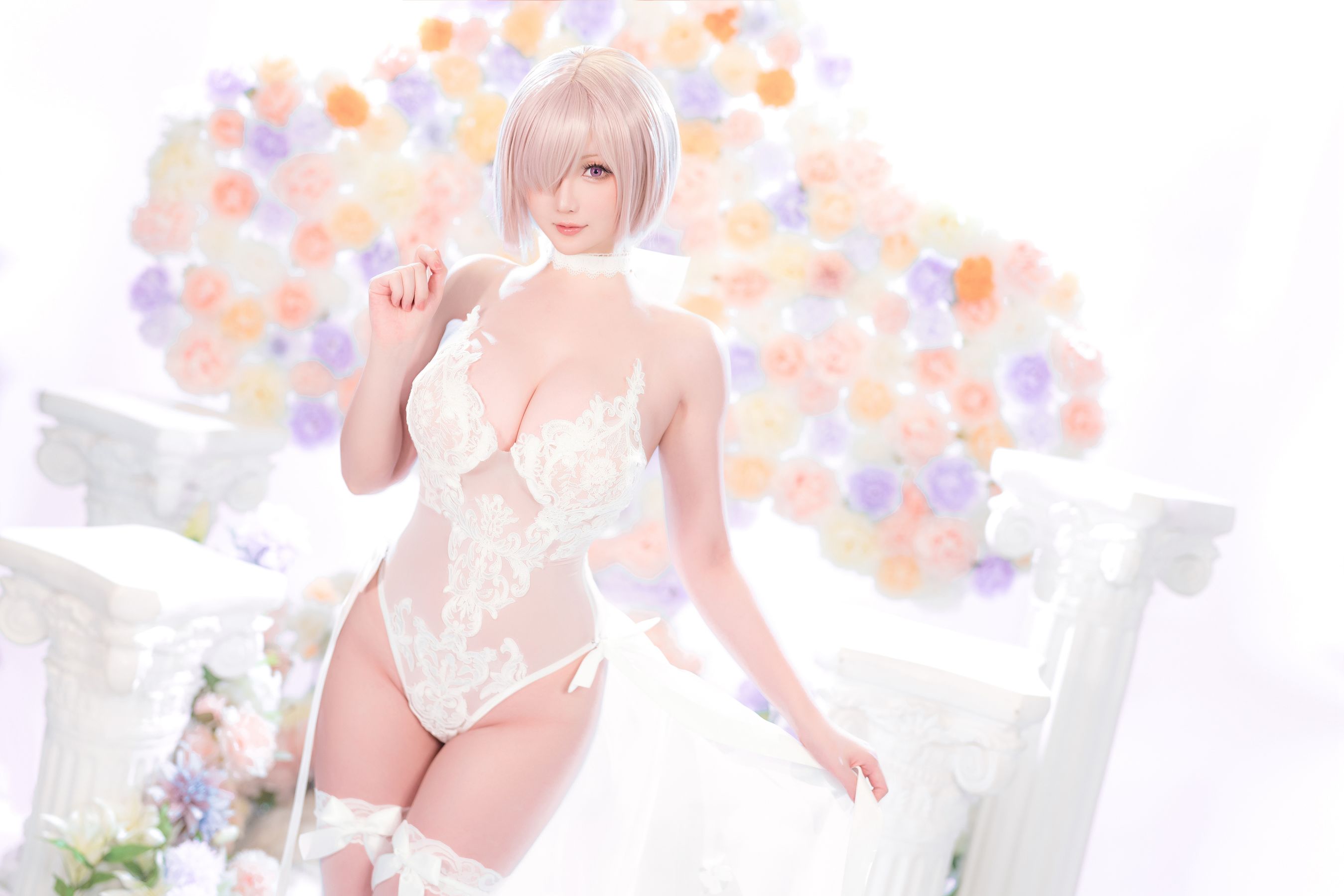 Coser小姐姐星之迟迟 – 玛修婚纱 [78P]