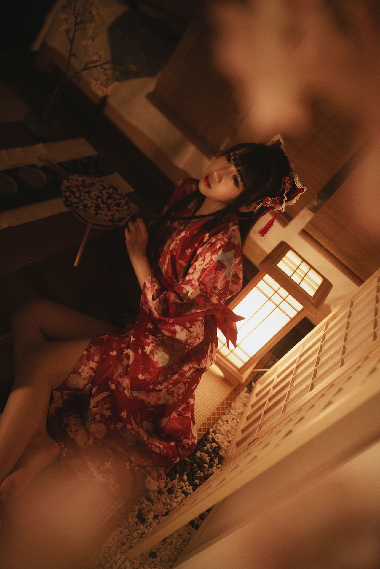 微博人气Coser不呆猫 – 捆绑和服 [110P]