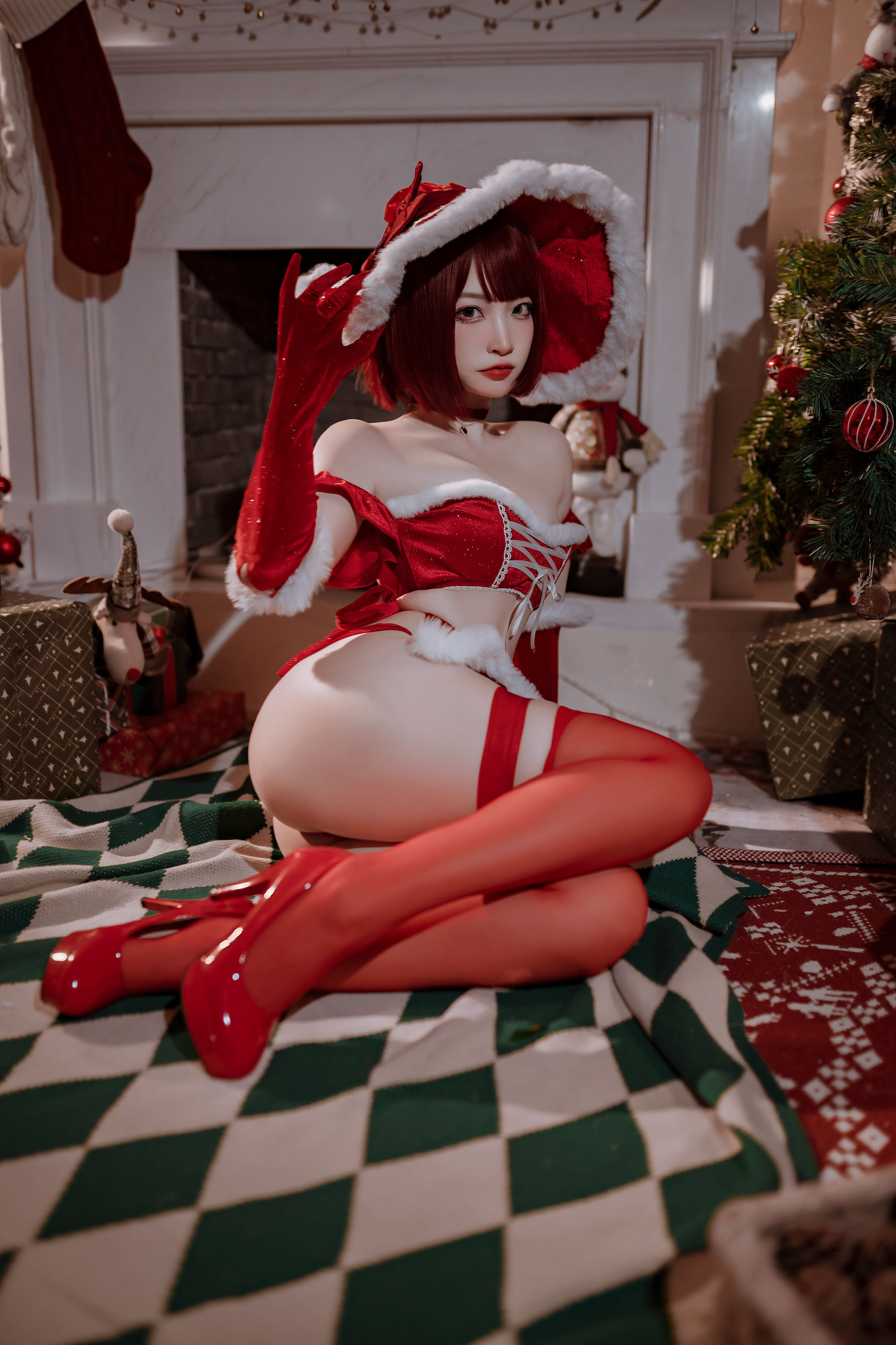 人气Coser二佐Nisa – 圣诞魔女 [36P]