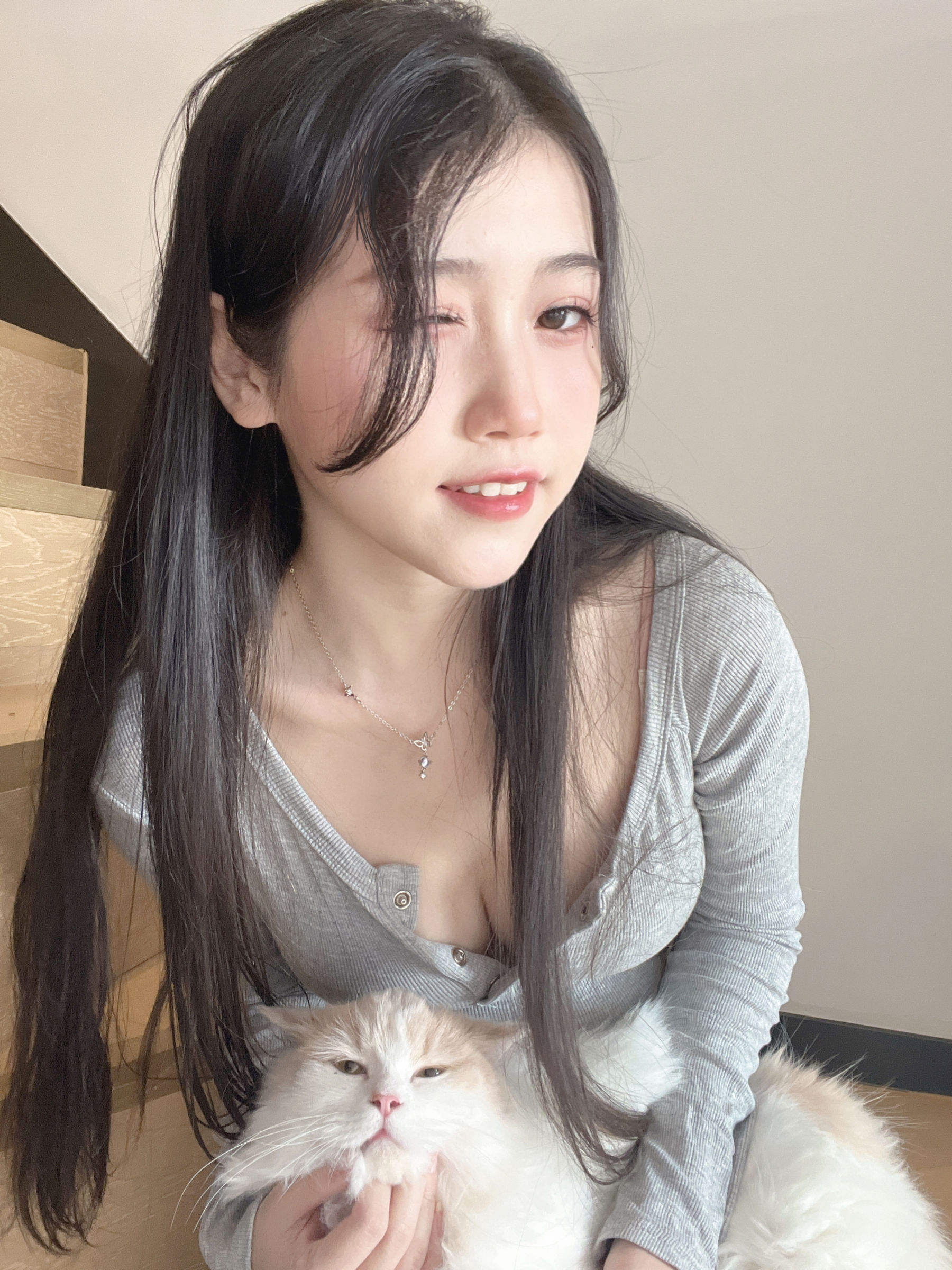 微博人气Coser不呆猫 – 居家猫猫女友 [59P]