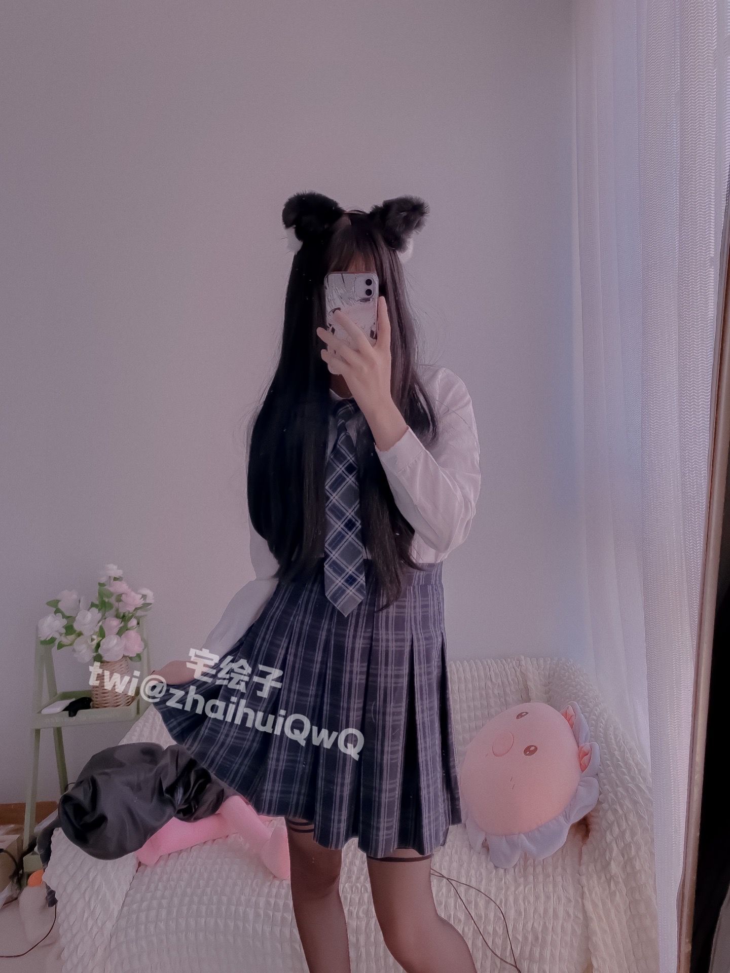二阶堂 – JK校服 [86P]