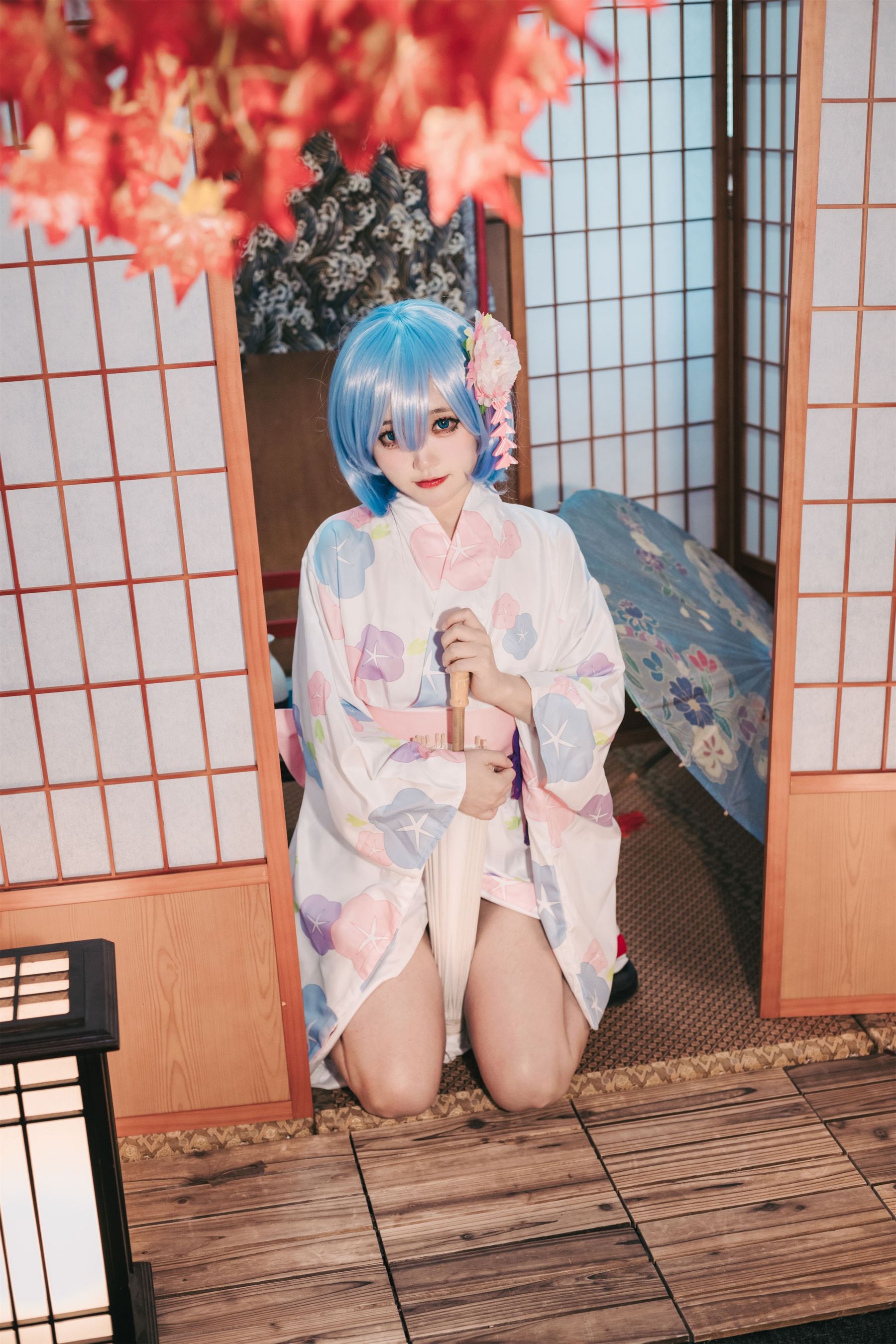 神沢永莉 – 蕾姆和风 [47P]