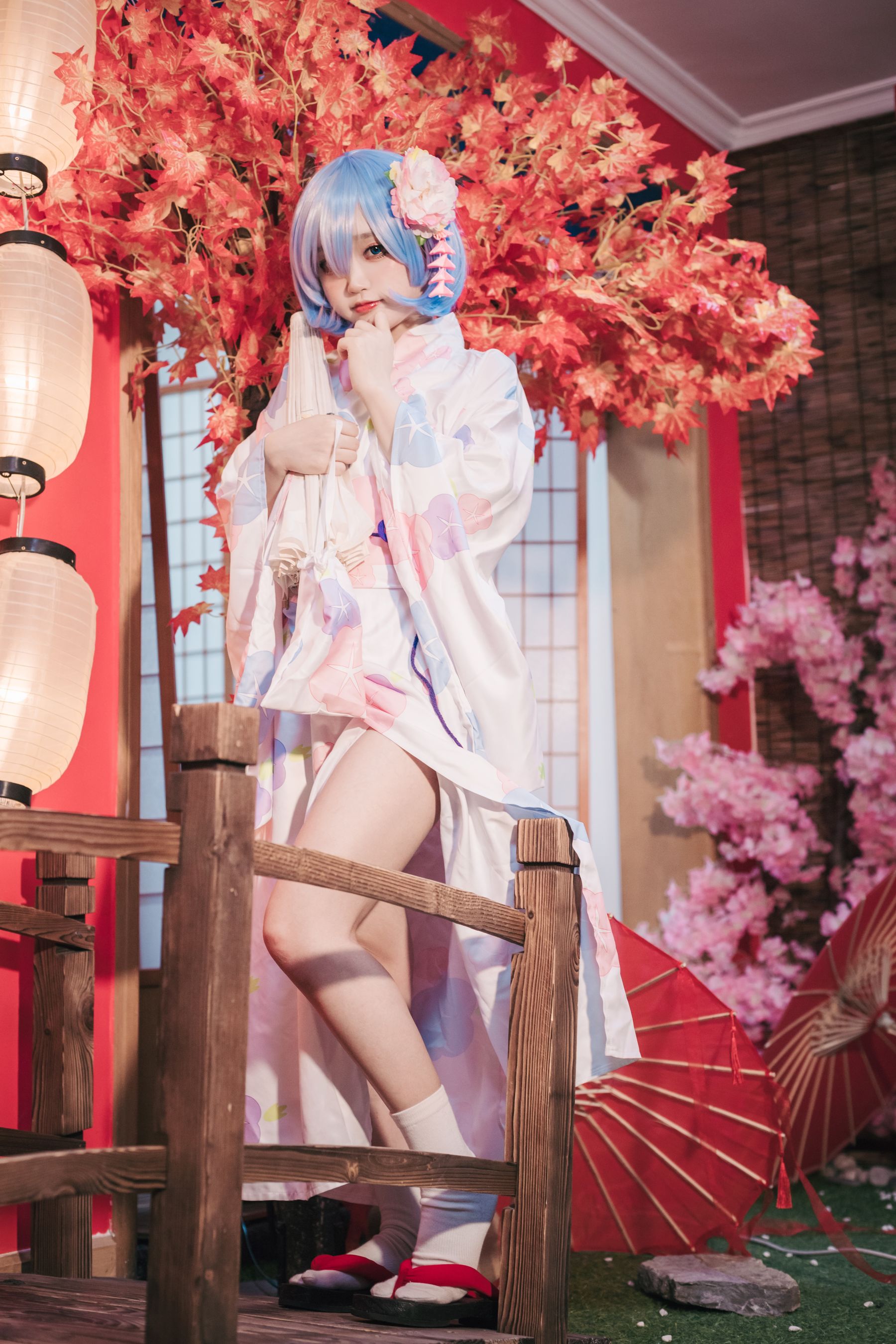 神沢永莉 – 蕾姆和风 [47P]