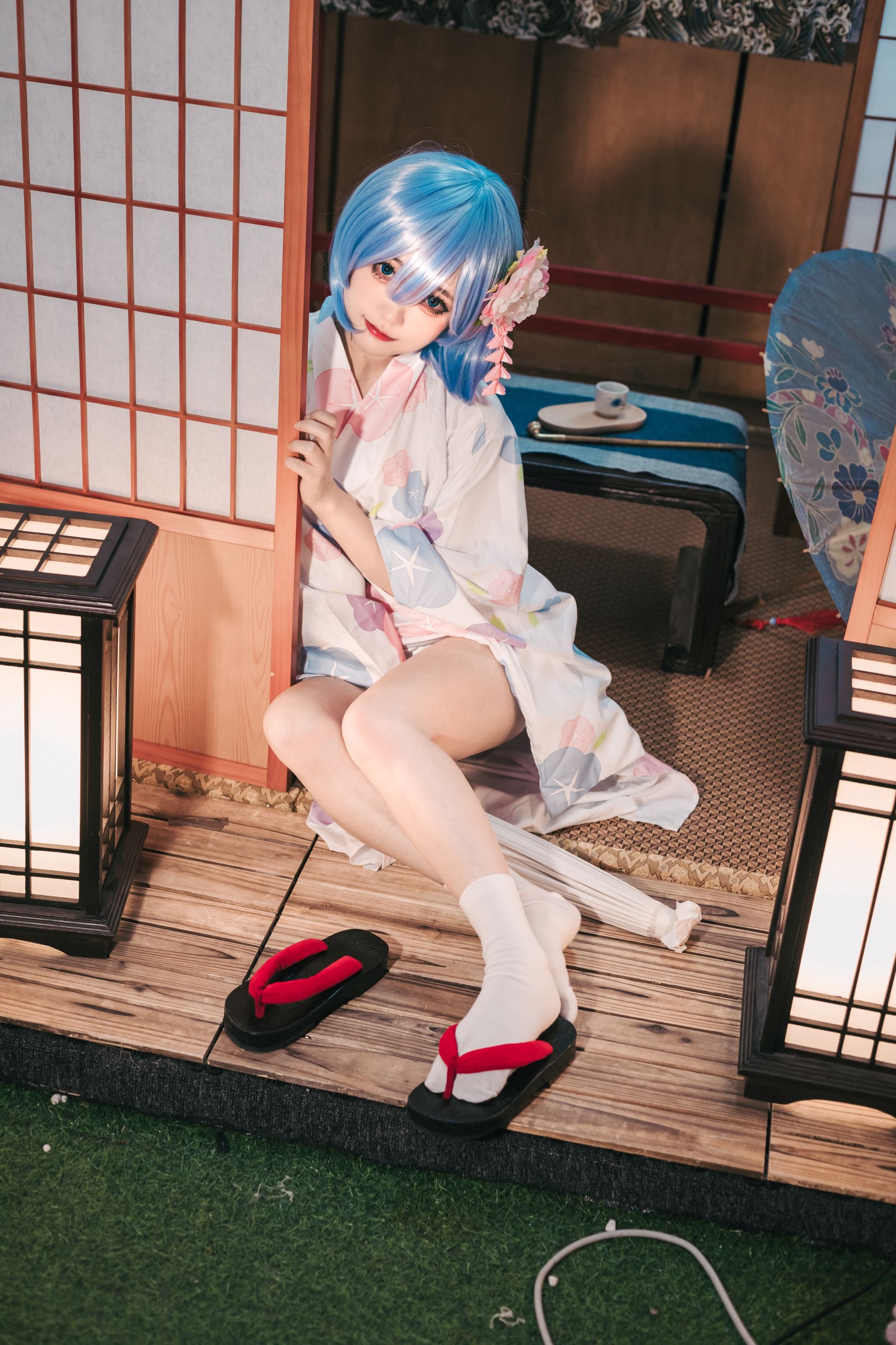 神沢永莉 – 蕾姆和风 [47P]