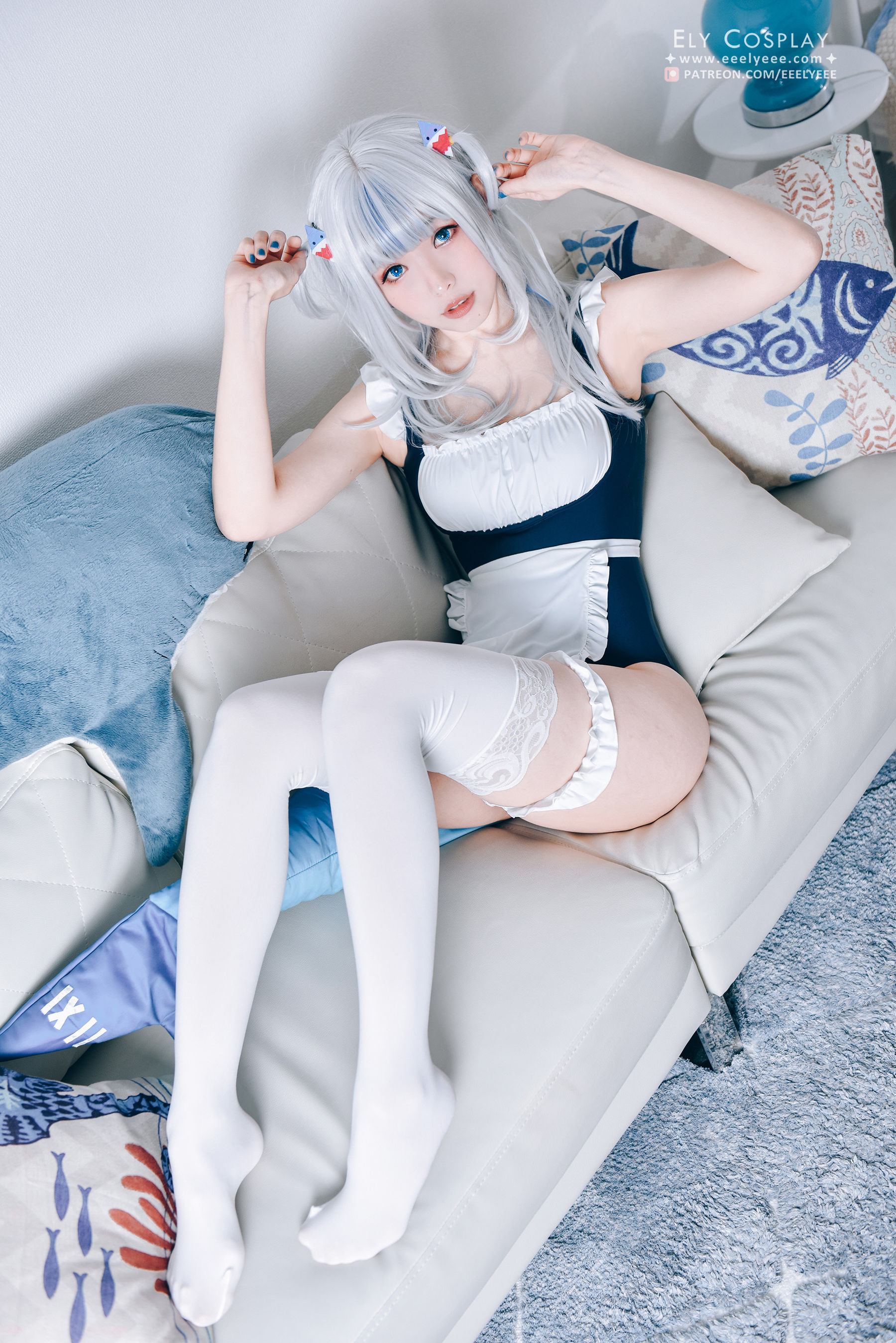 Ely_eee(ElyEE子) – Gura Swimsuit [19P]