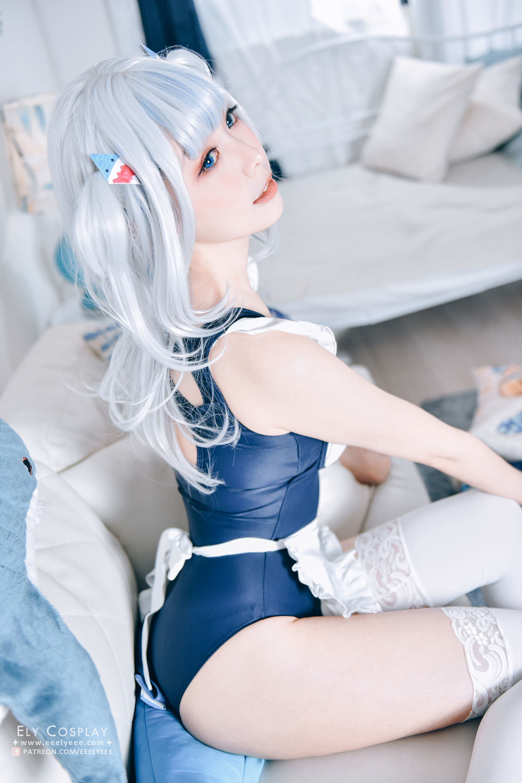Ely_eee(ElyEE子) – Gura Swimsuit [19P]