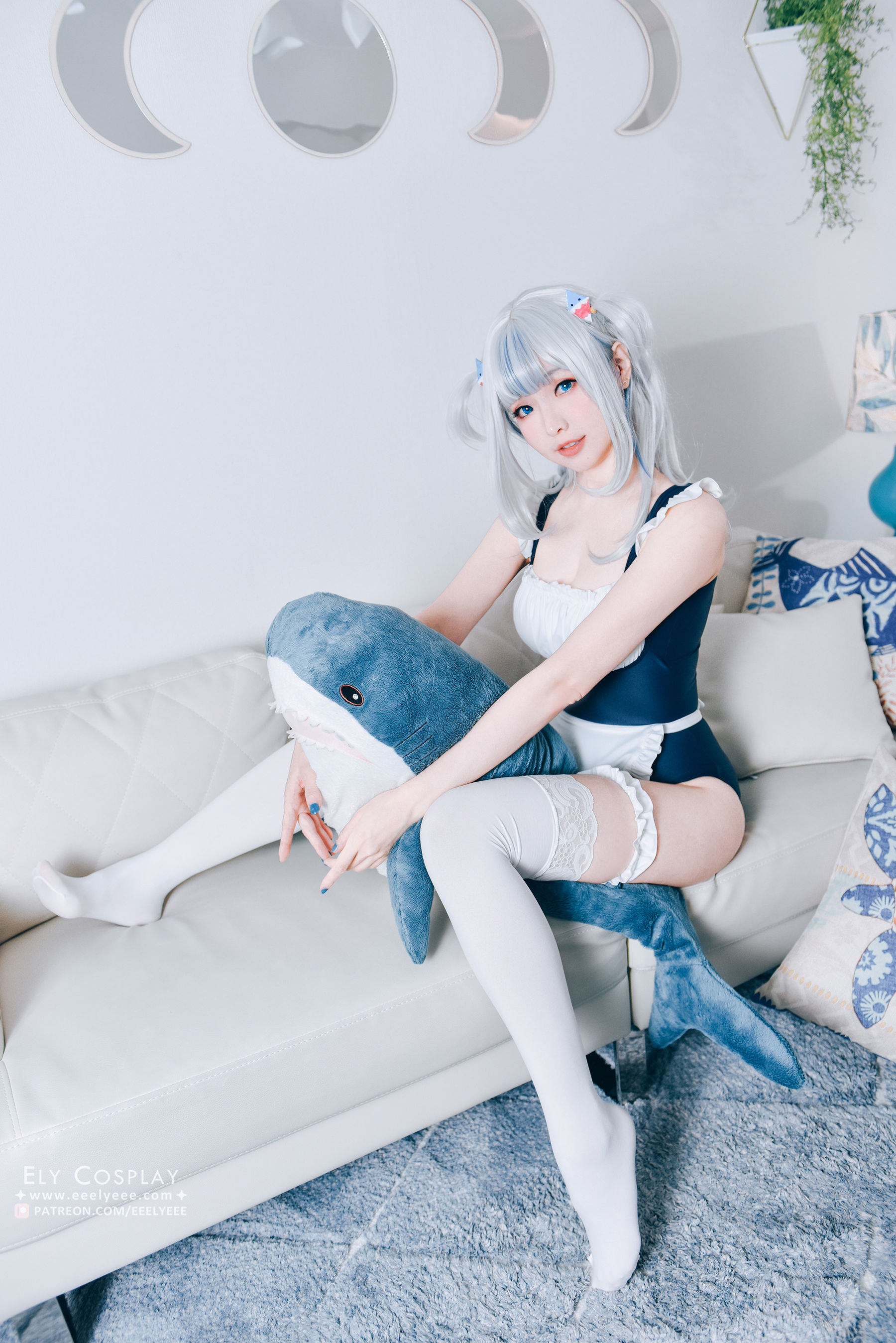 Ely_eee(ElyEE子) – Gura Swimsuit [19P]
