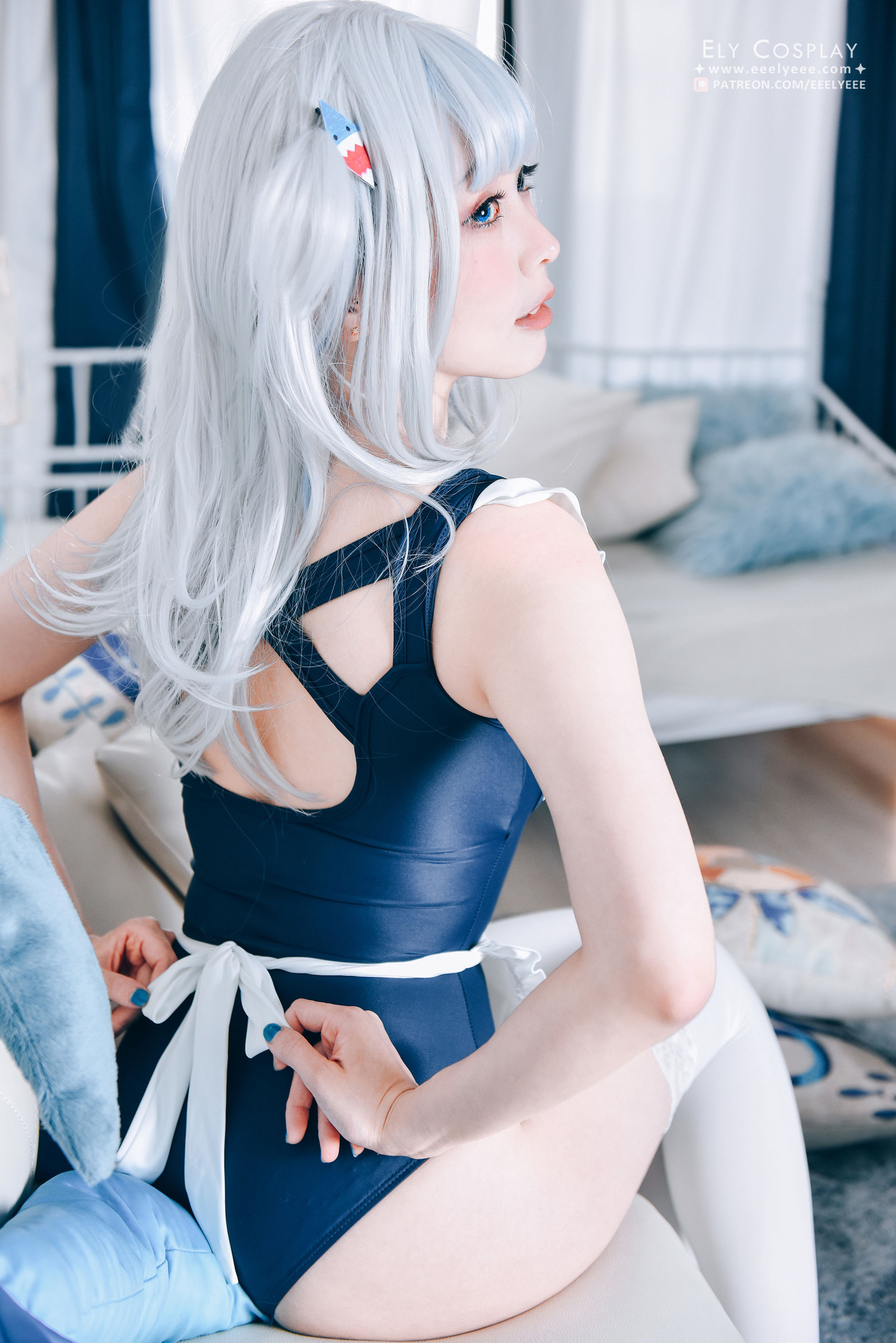 Ely_eee(ElyEE子) – Gura Swimsuit [19P]