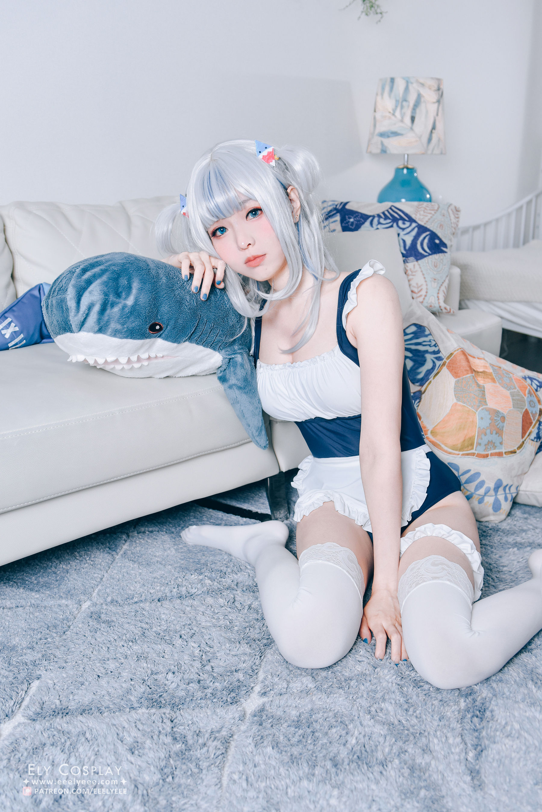 Ely_eee(ElyEE子) – Gura Swimsuit [19P]