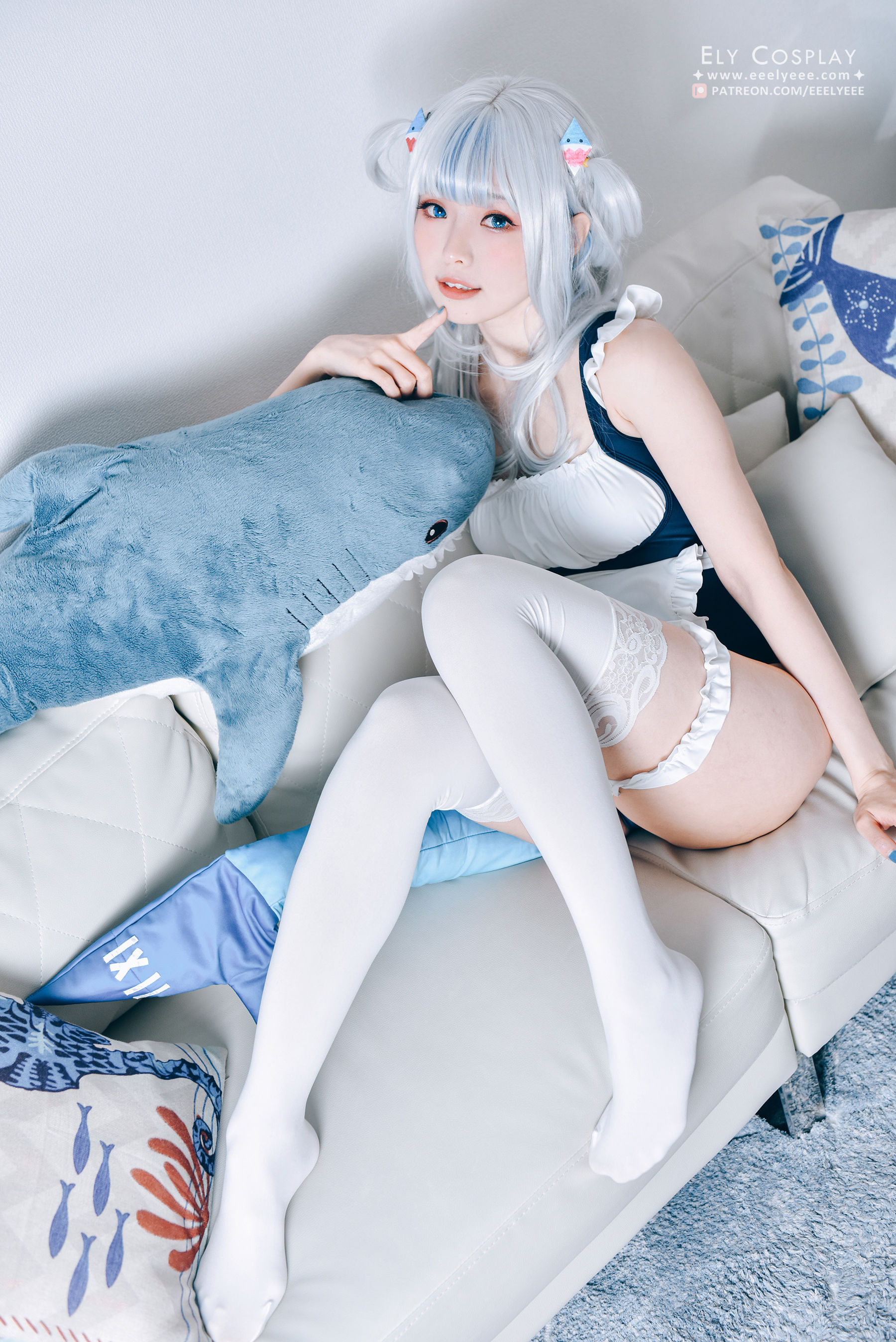 Ely_eee(ElyEE子) – Gura Swimsuit [19P]