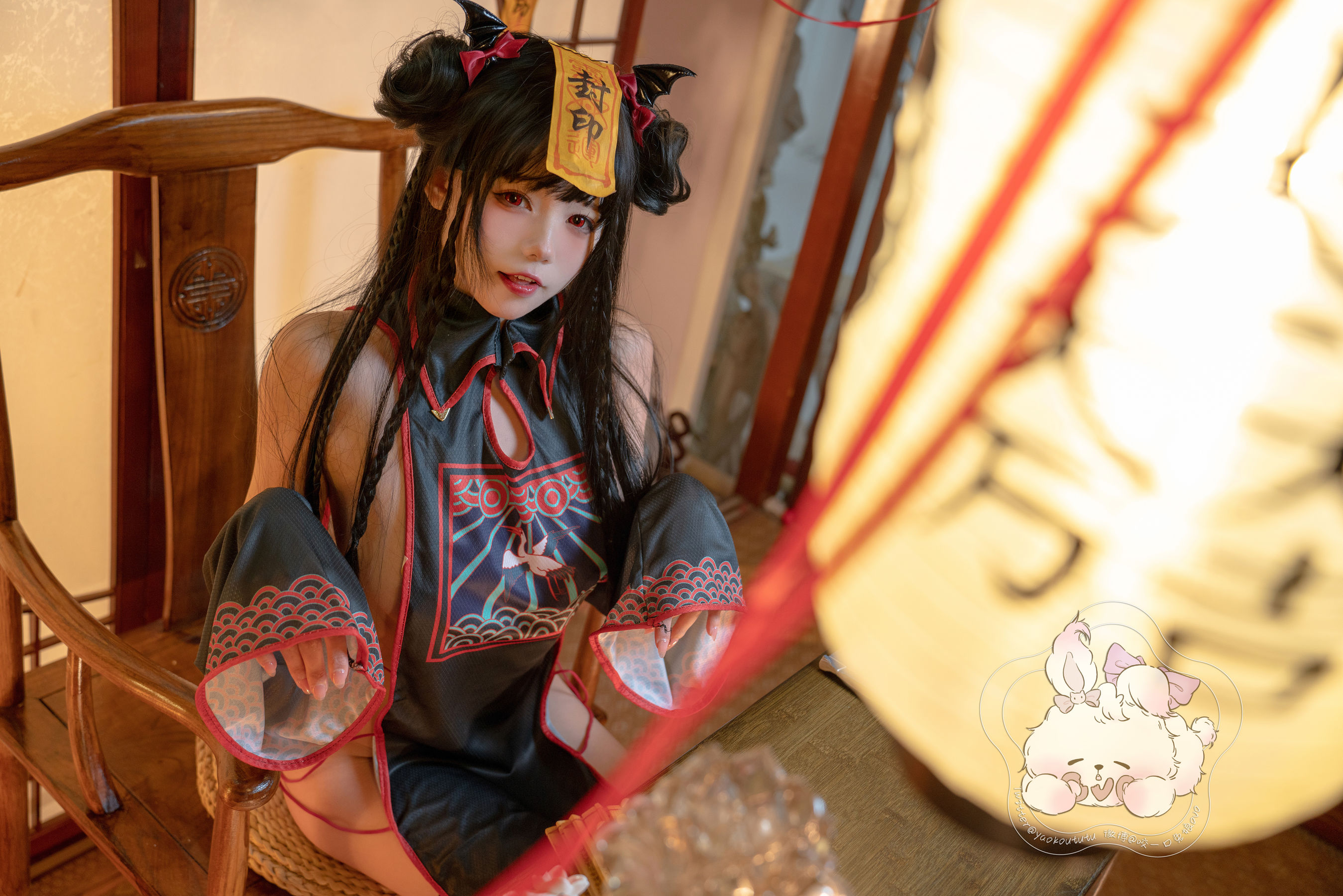 咬一口兔娘 – 僵尸蹲蹲 [50P]