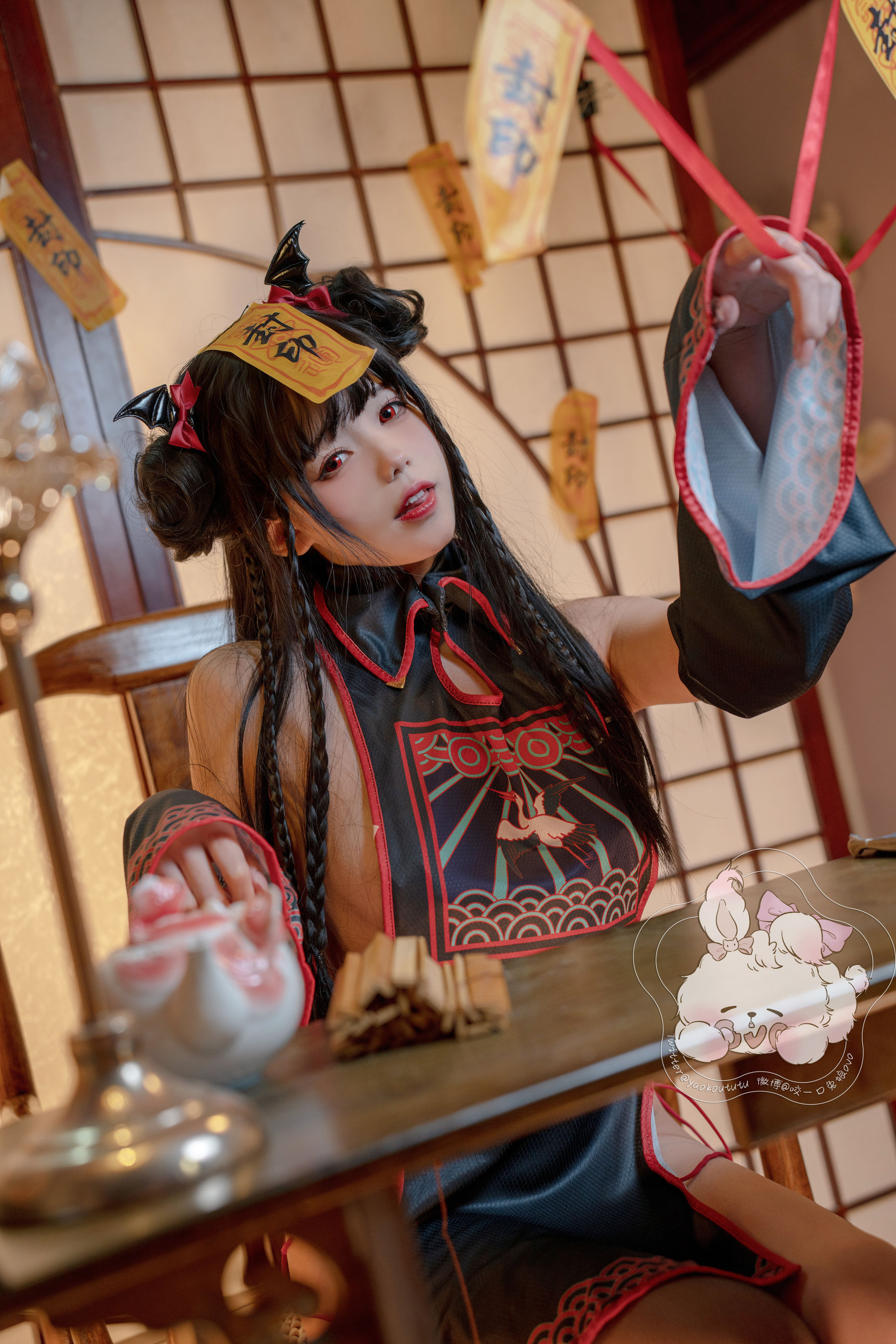 咬一口兔娘 – 僵尸蹲蹲 [50P]