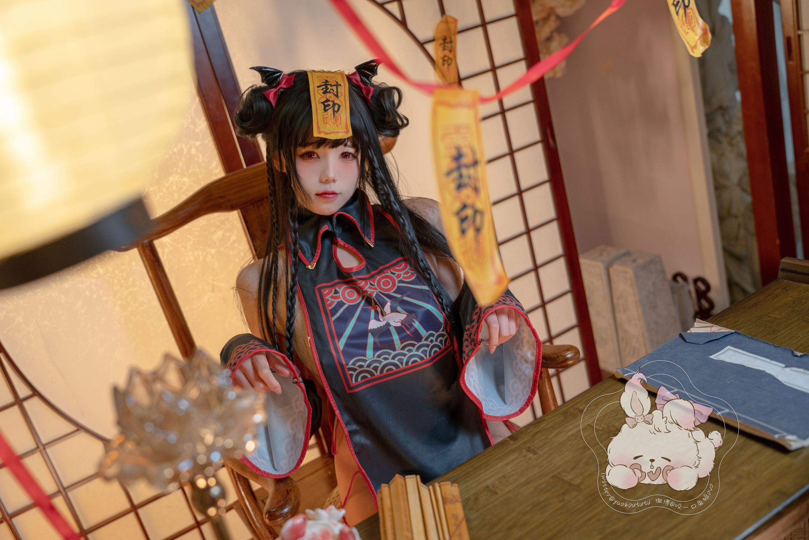 咬一口兔娘 – 僵尸蹲蹲 [50P]