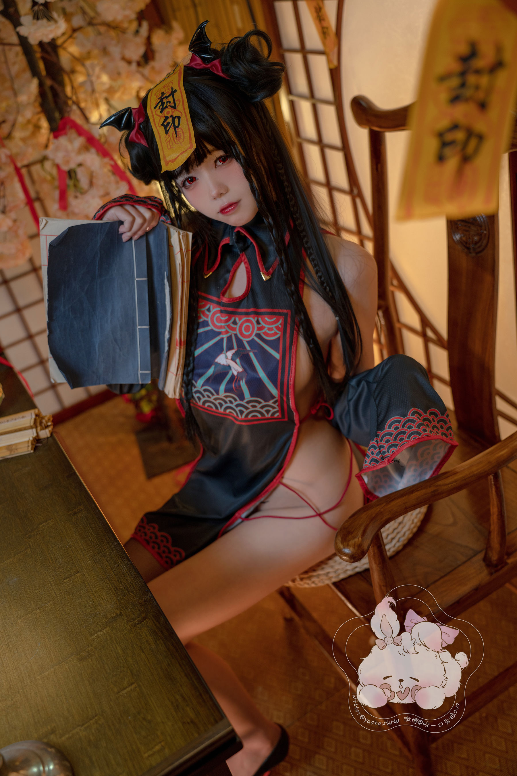 咬一口兔娘 – 僵尸蹲蹲 [50P]