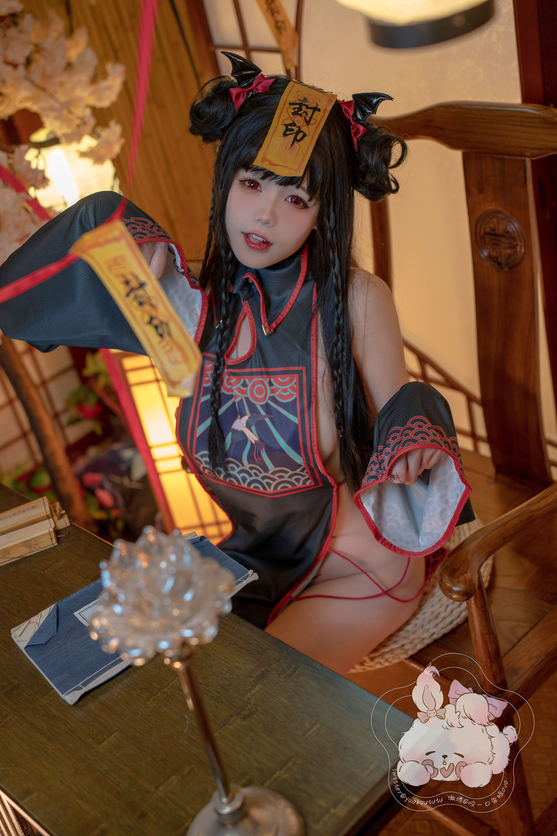 咬一口兔娘 – 僵尸蹲蹲 [50P]