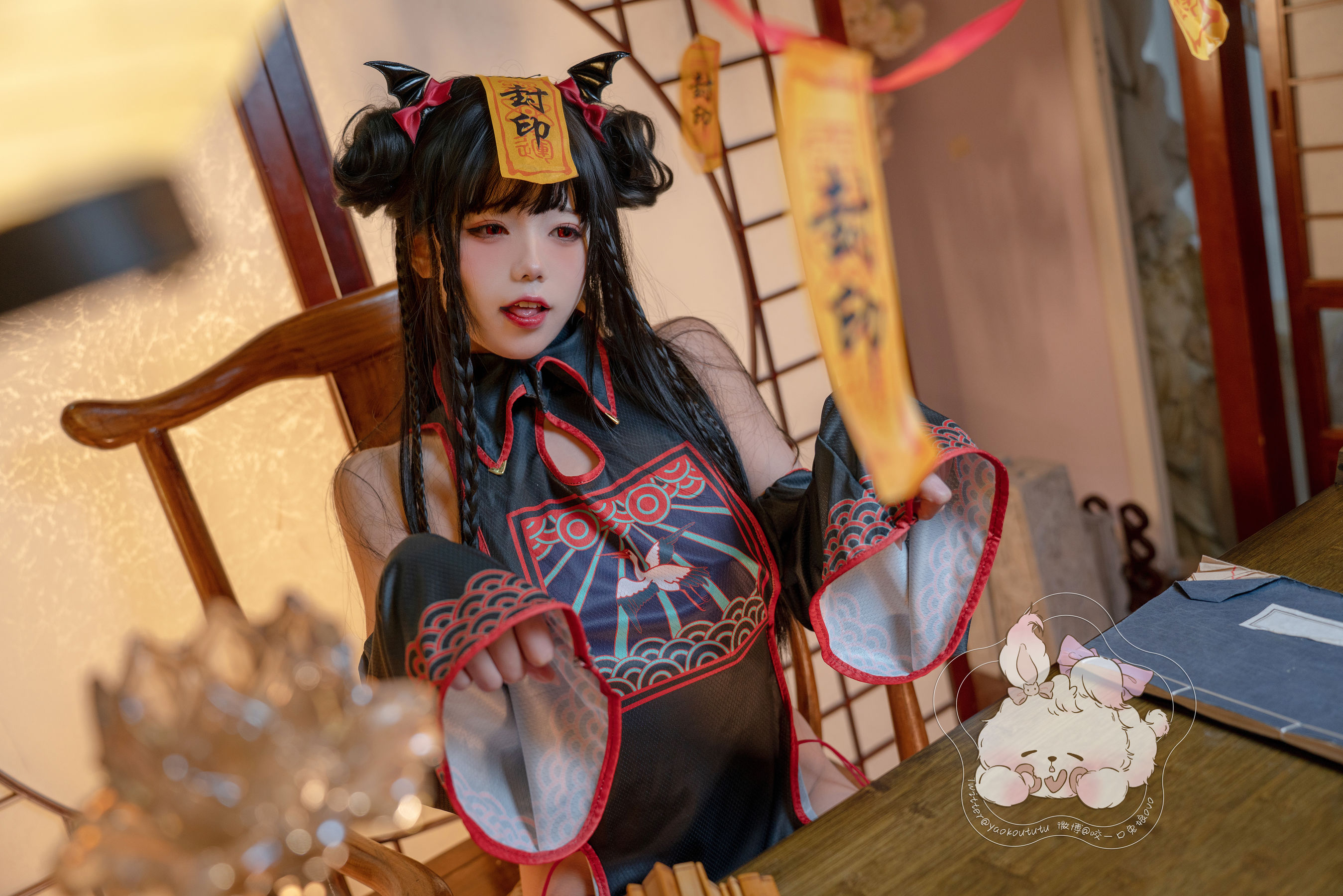 咬一口兔娘 – 僵尸蹲蹲 [50P]