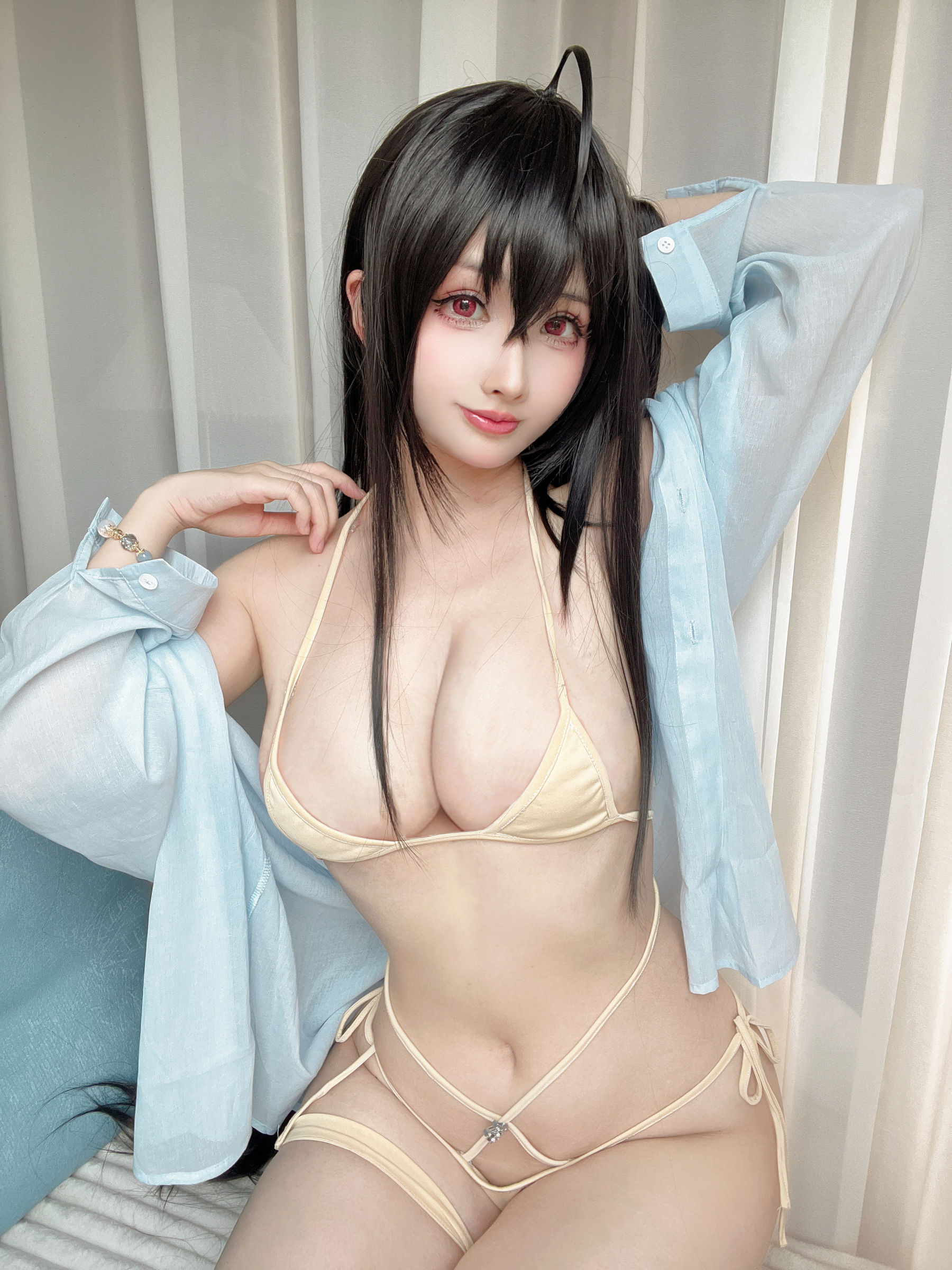 COS福利rioko凉凉子 – 大凤 海滨的白日美梦 [20P]
