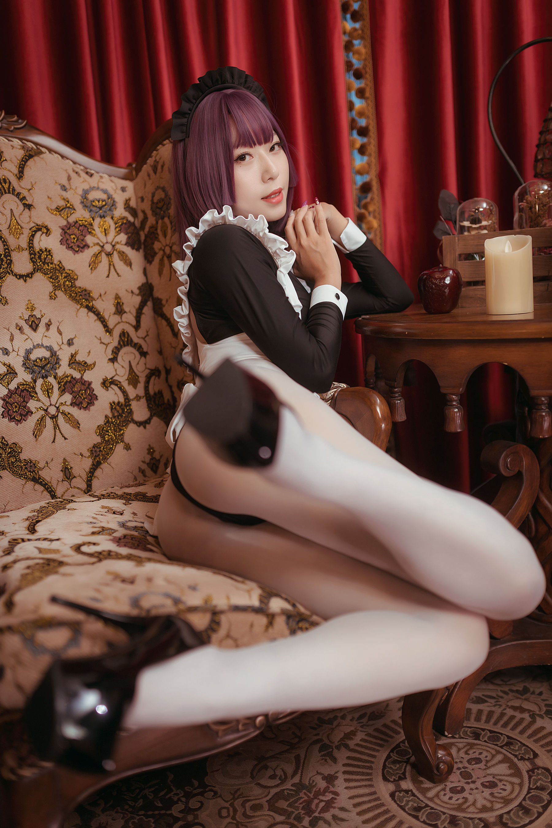 动漫博主Money冷冷 – 高叉女仆 [25P]