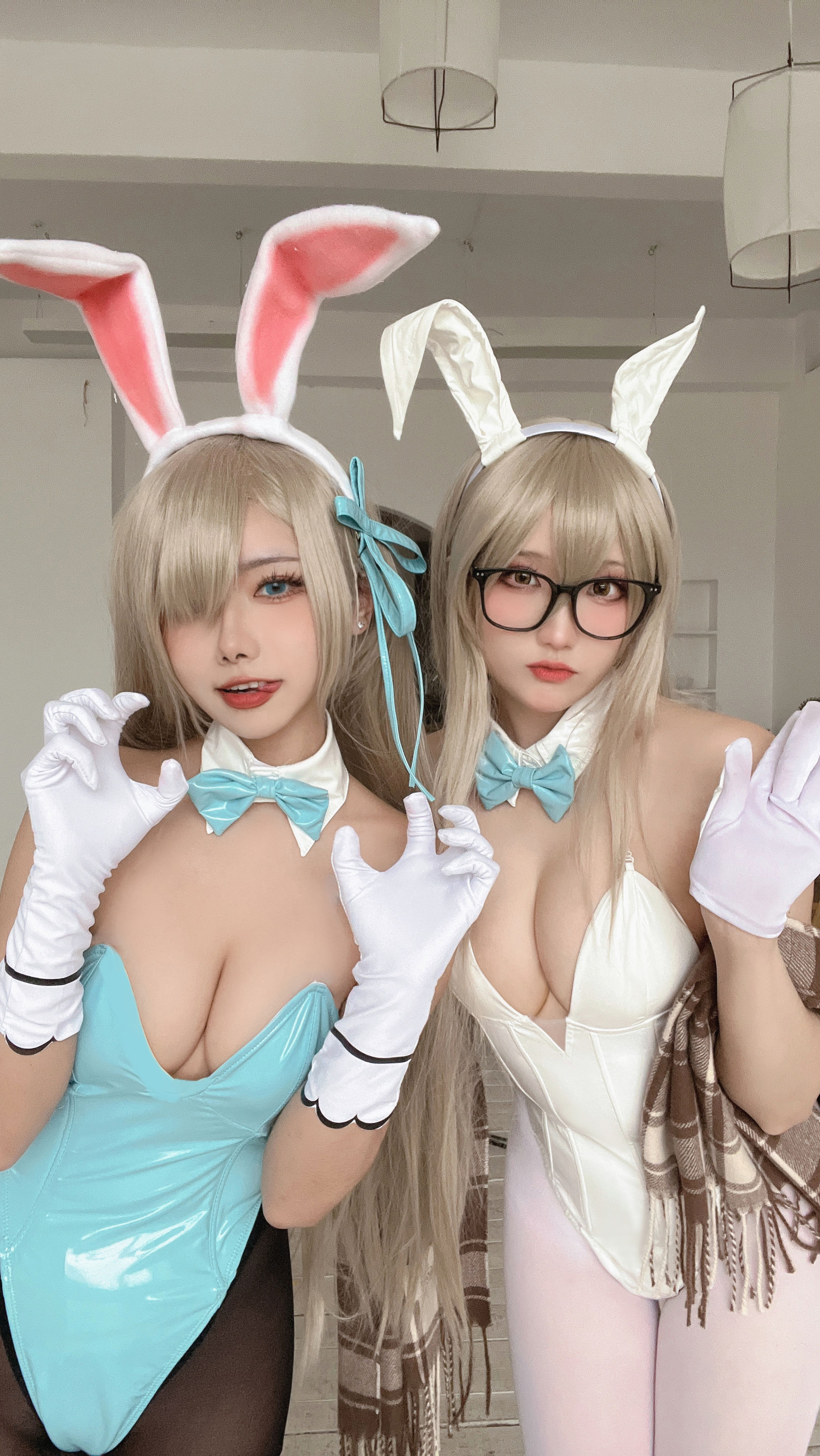 微博妹子Momoko葵葵&瓜希酱 – BA兔女郎 [93P]