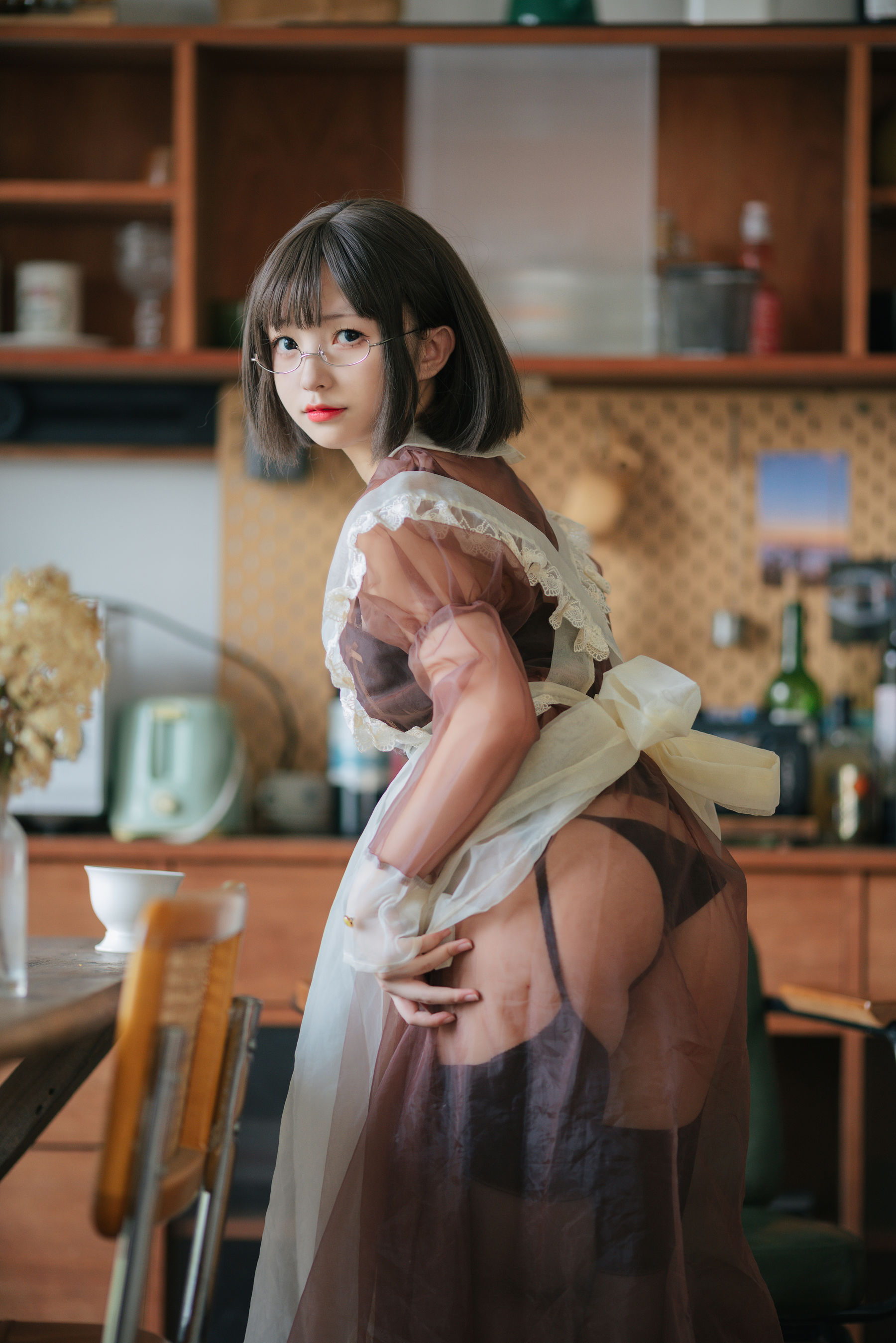 花铃 – 透明女仆 [89P]