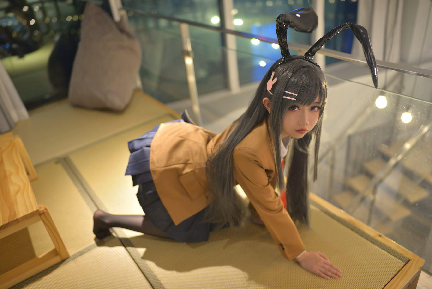 Cos小姐姐雪琪 – 麻衣制服兔女郎 [58P]