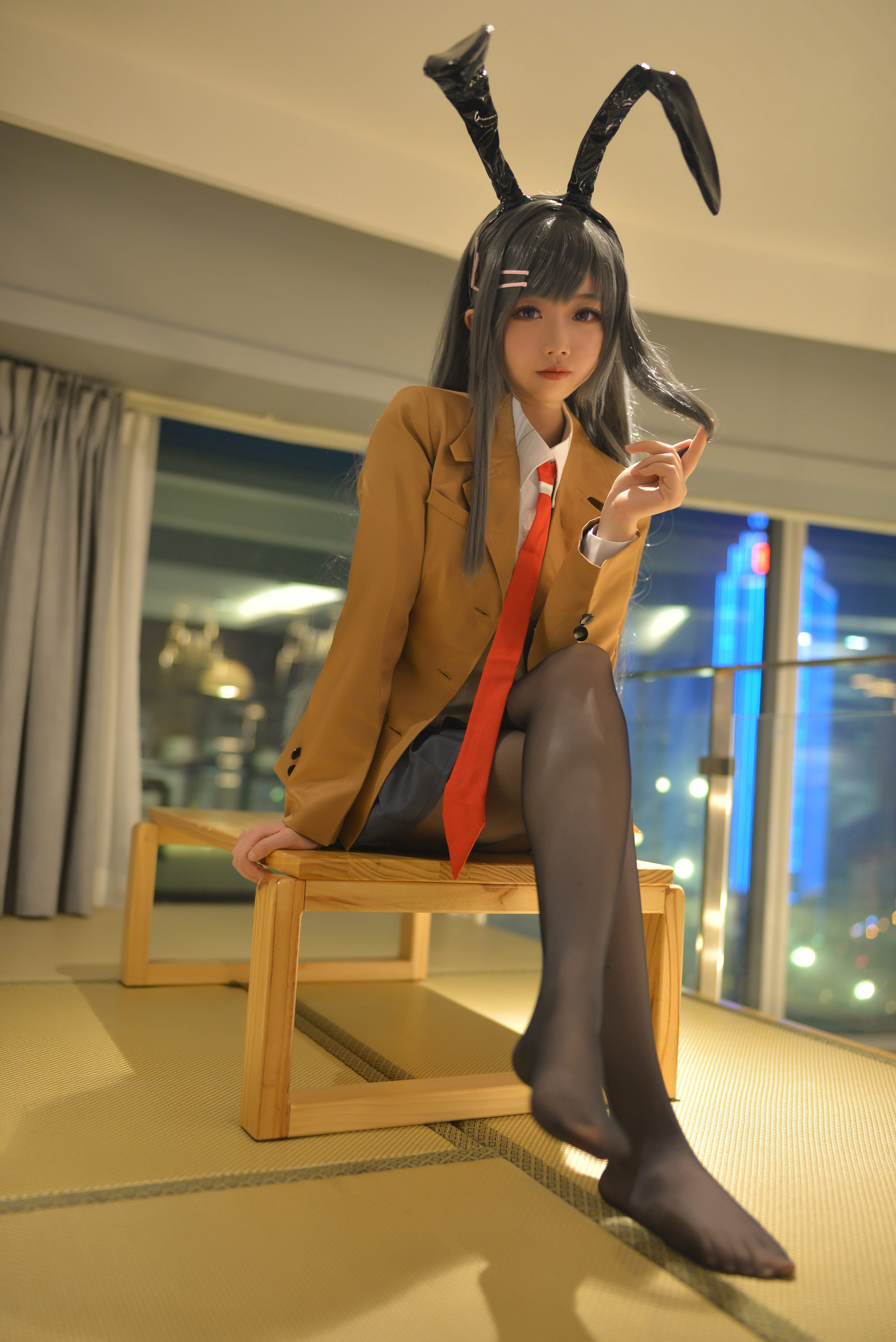 Cos小姐姐雪琪 – 麻衣制服兔女郎 [58P]