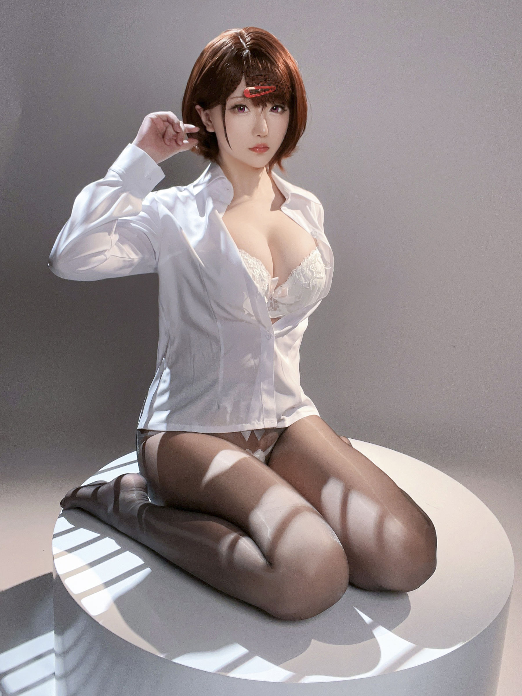 Coser小姐姐星之迟迟 – 偶像大师 樋口円香 [70P]
