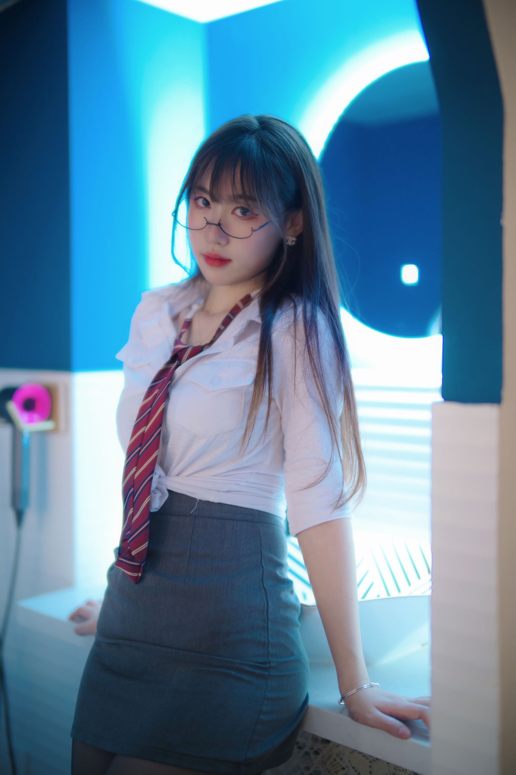 陶可爱 – 制服诱惑 [58P]