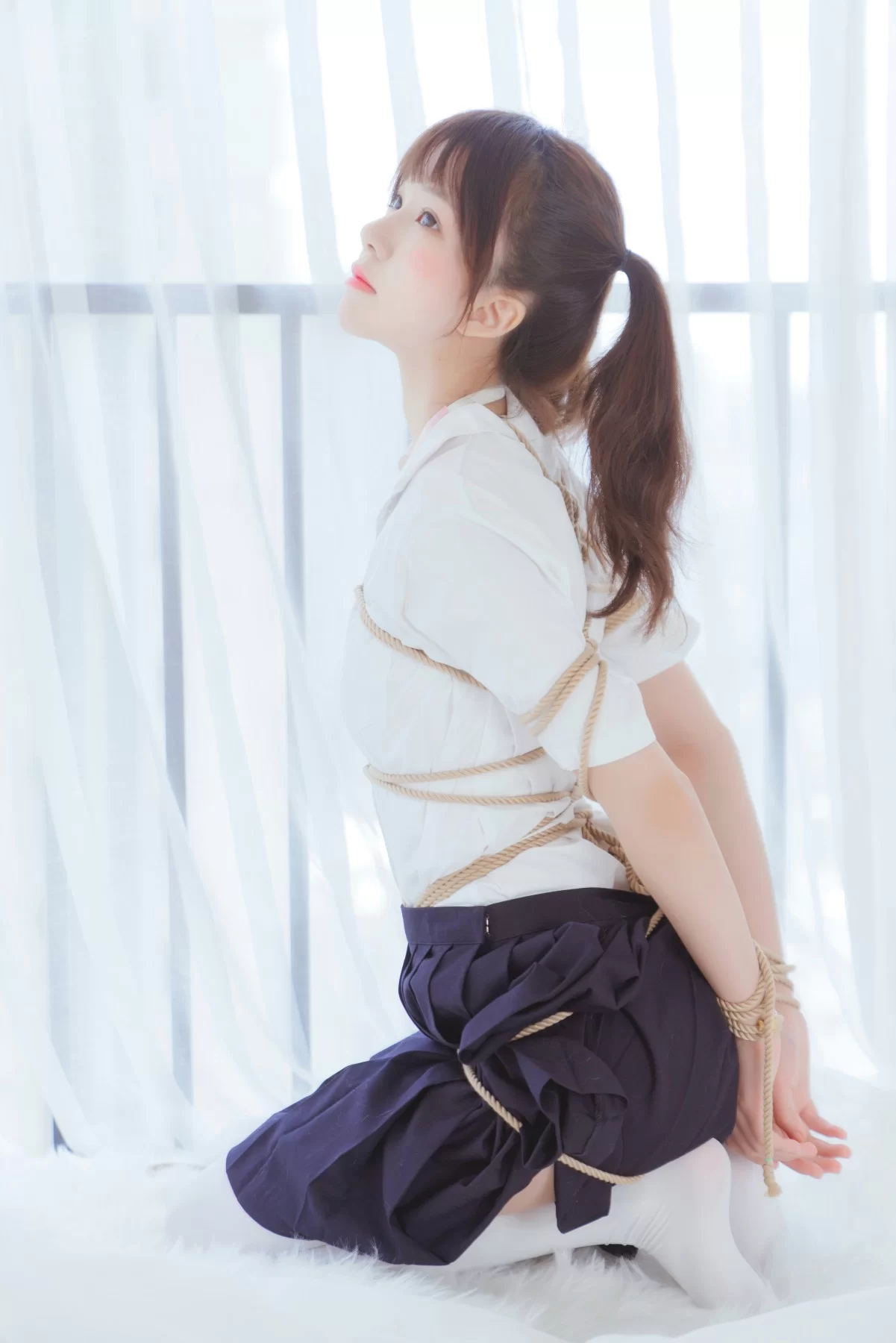 桜桃喵 – 捆绑 [51P]