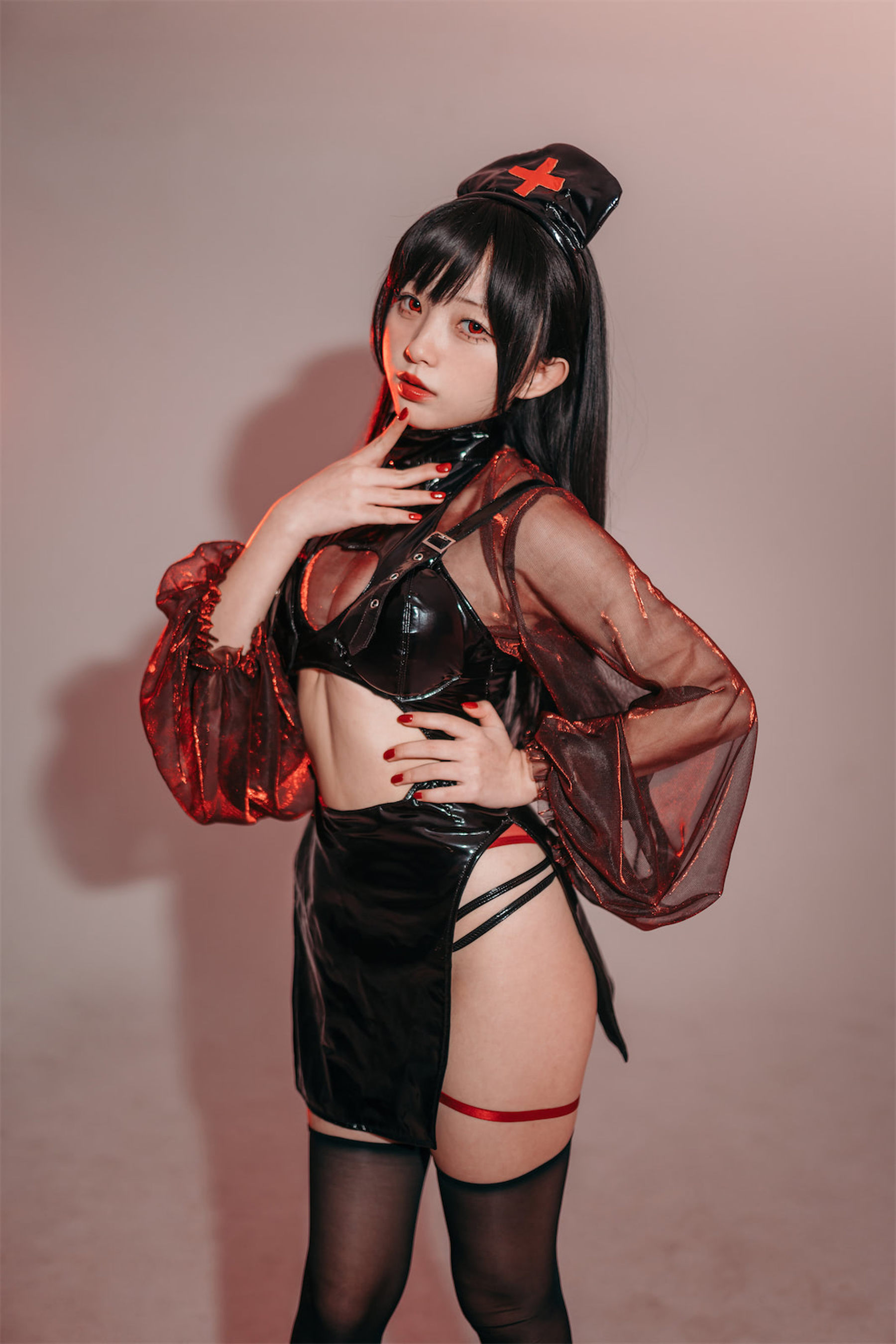 花铃 – 猩红护士 [77P]