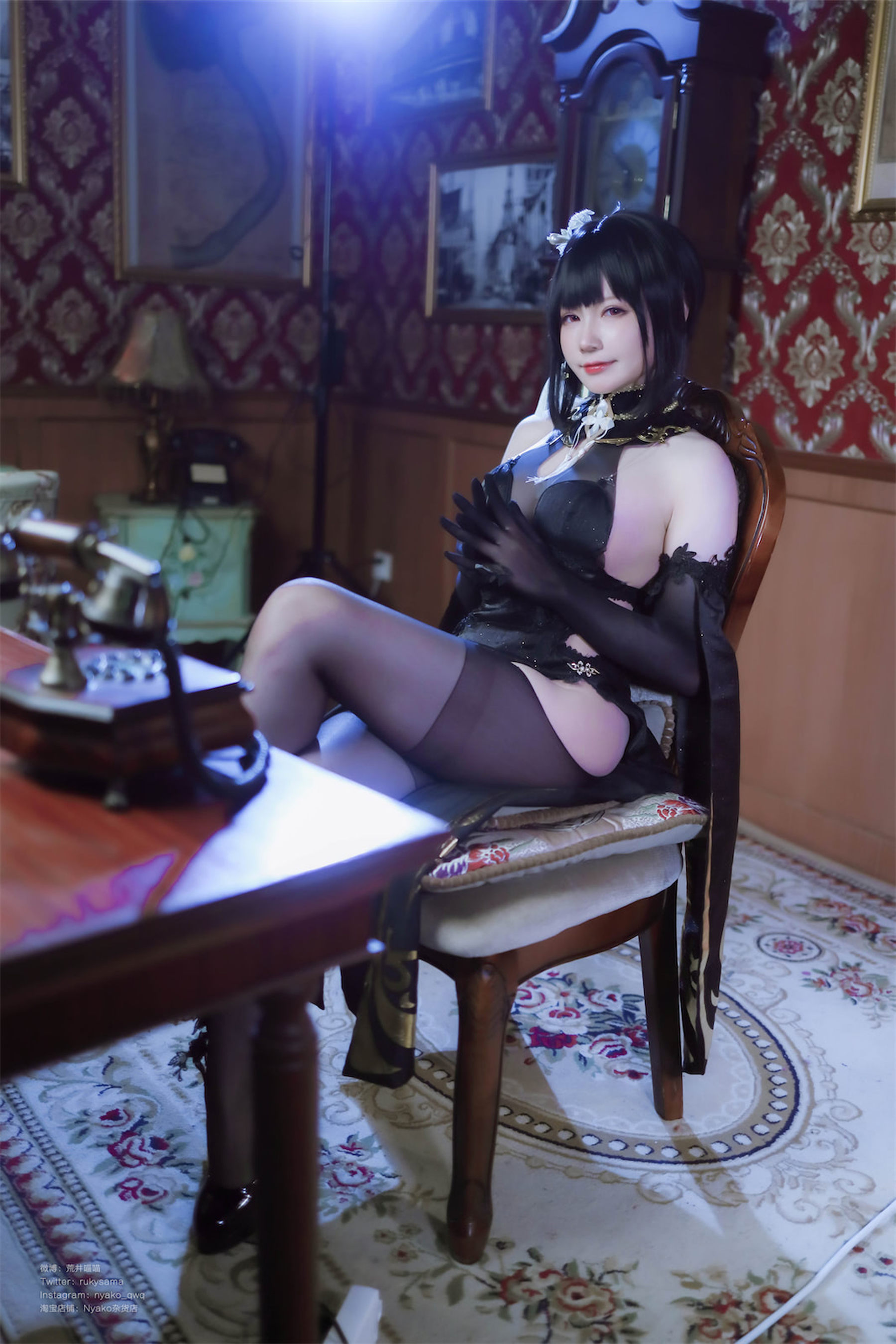 Nyako喵子 – 碧蓝航线镇海 [46P]