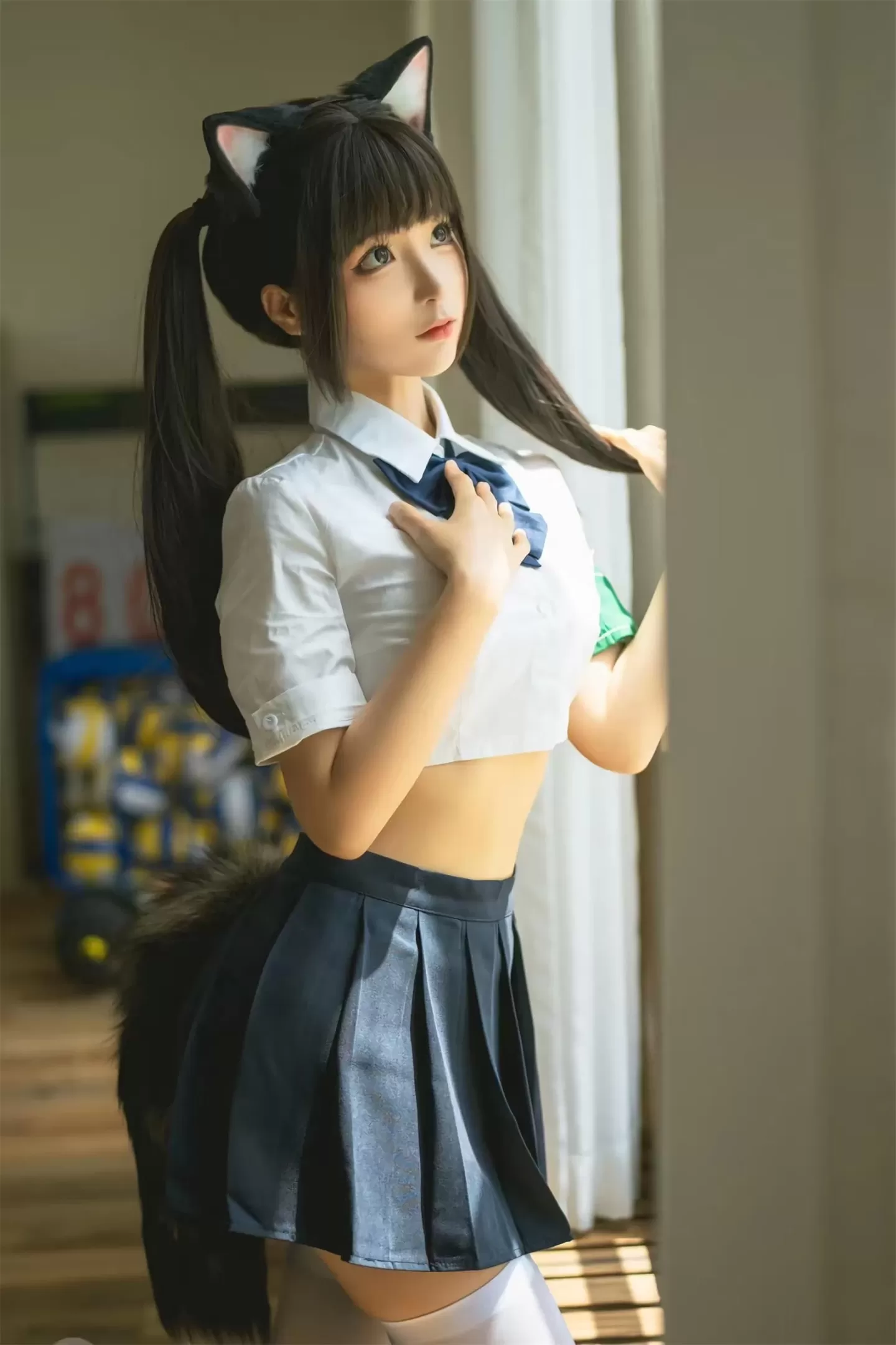 蠢沫沫 – 学妹是猫娘-居家学妹 [44P]