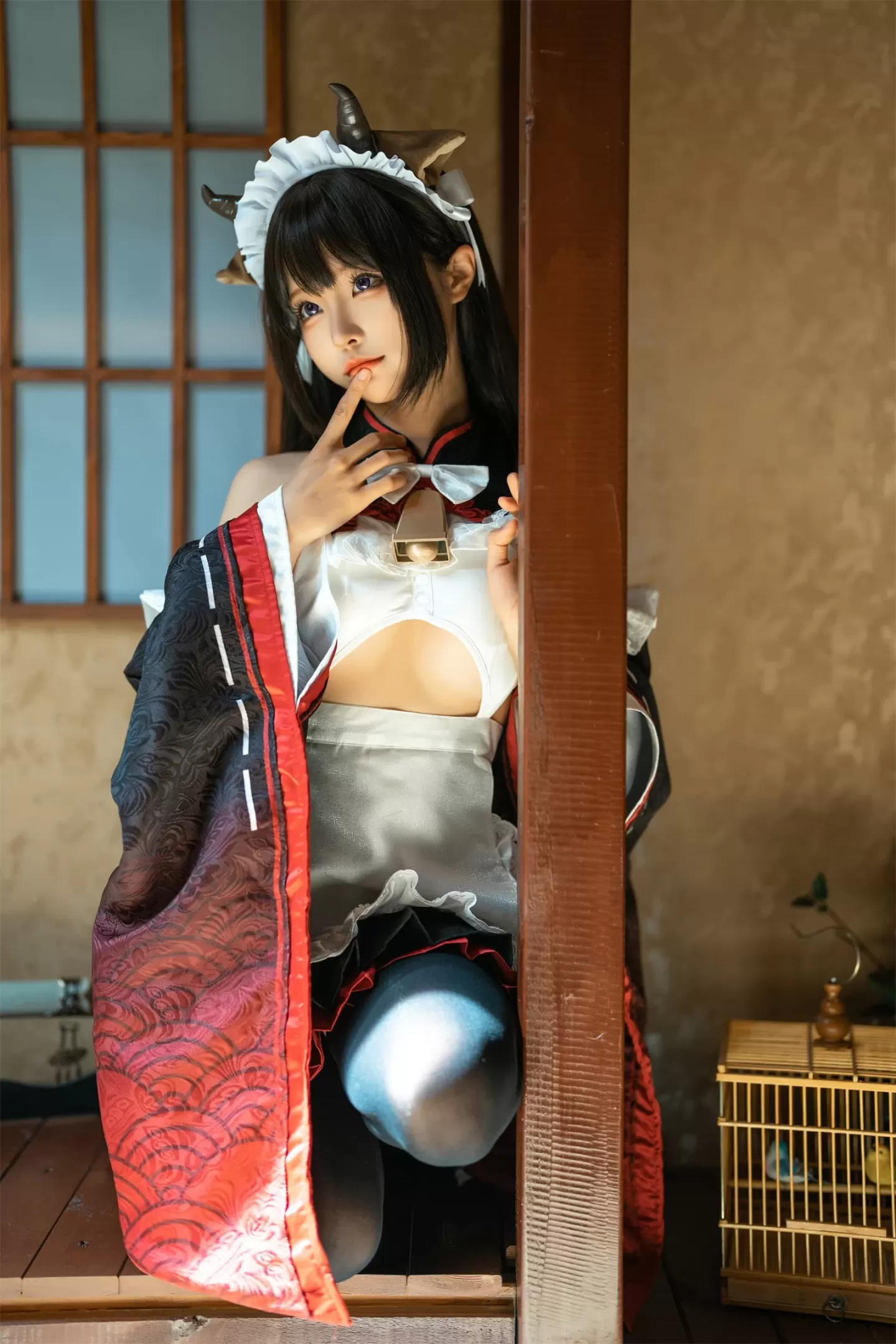 蠢沫沫 – 甘雨-猫猫-牛牛女仆 [52P]
