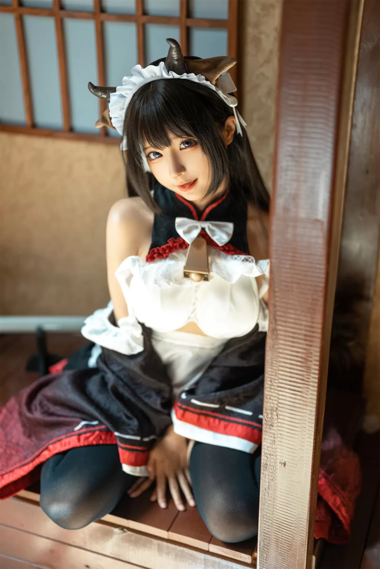 蠢沫沫 – 甘雨-猫猫-牛牛女仆 [52P]
