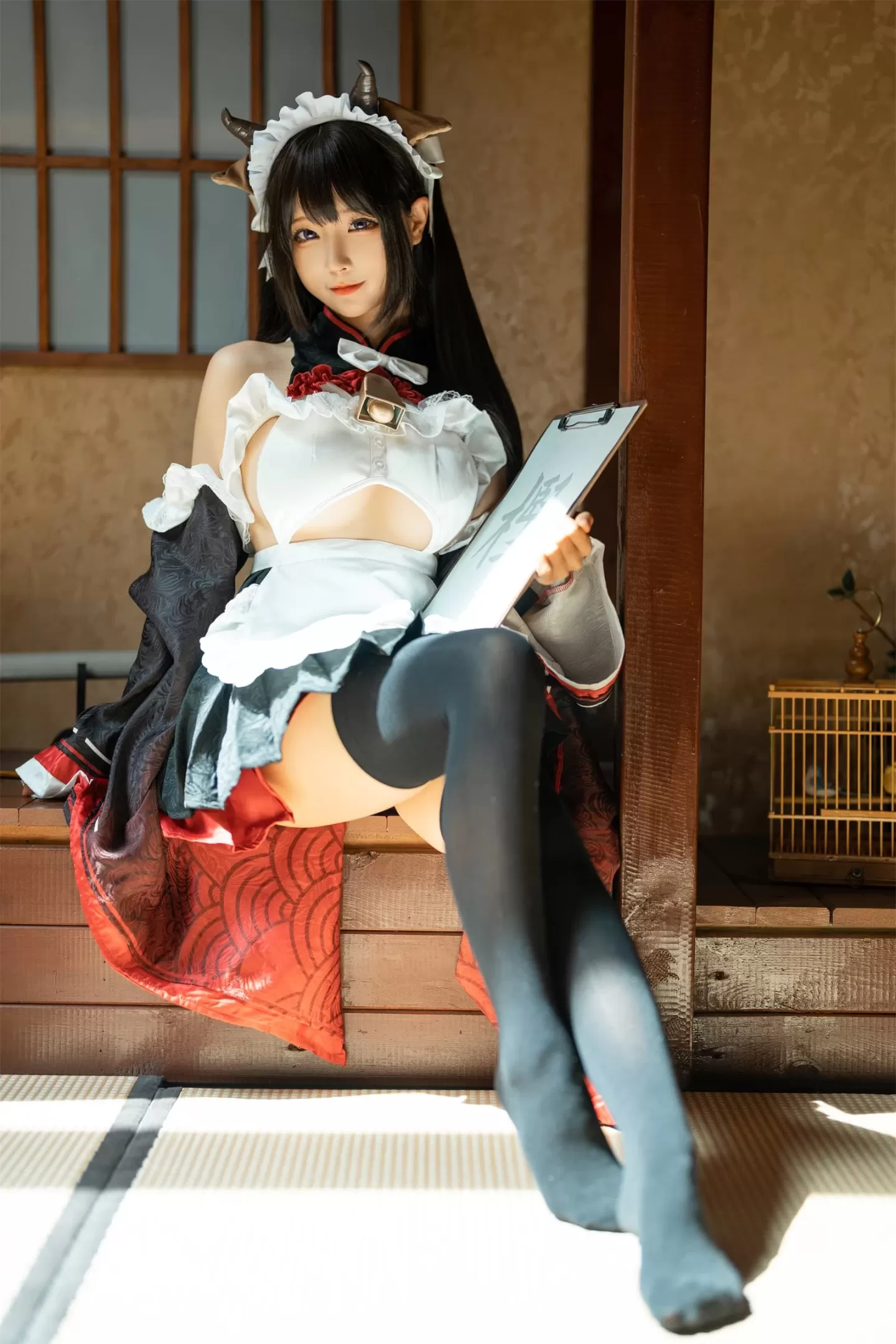 蠢沫沫 – 甘雨-猫猫-牛牛女仆 [52P]