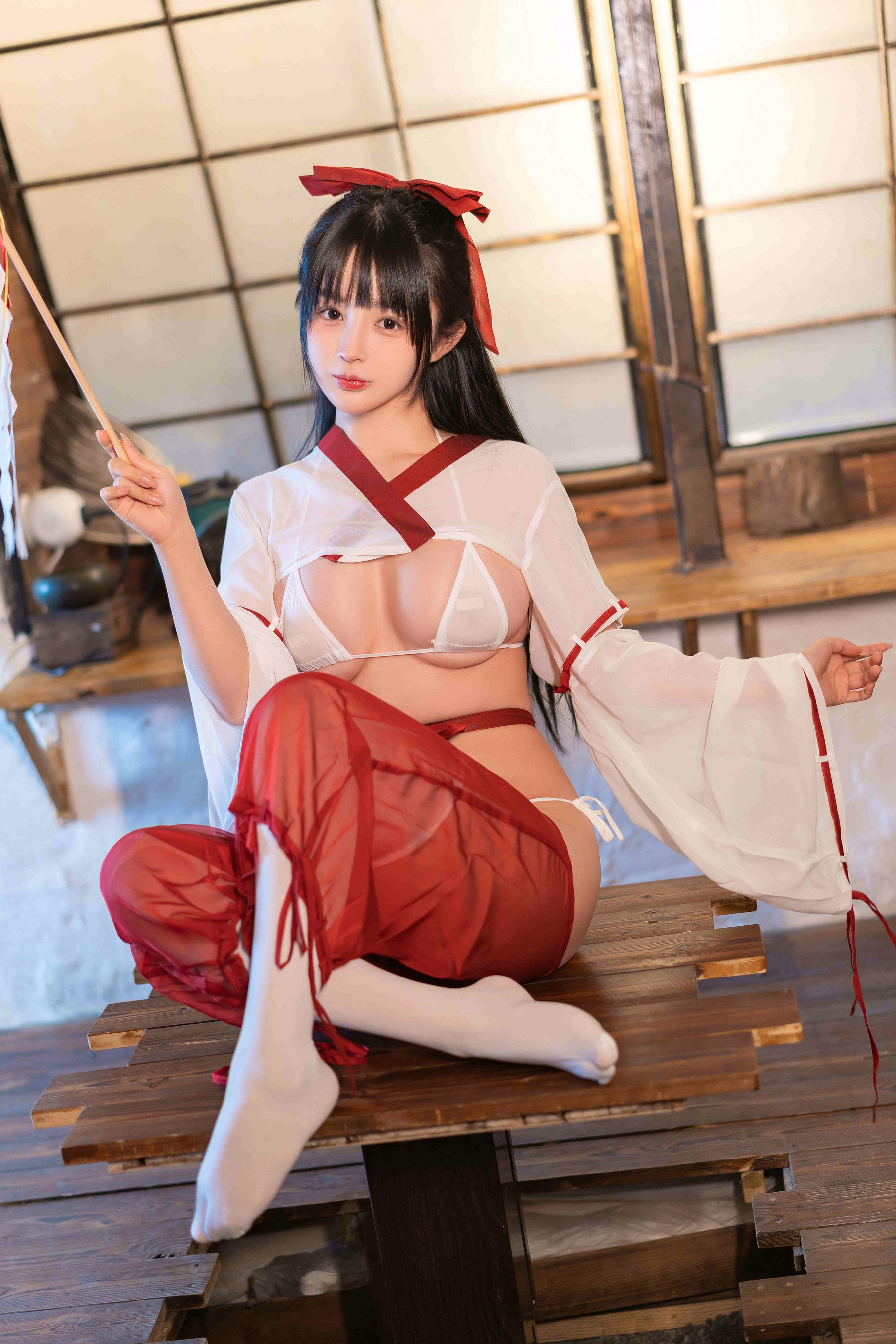 桜井宁宁 – 情趣巫女 [48P]