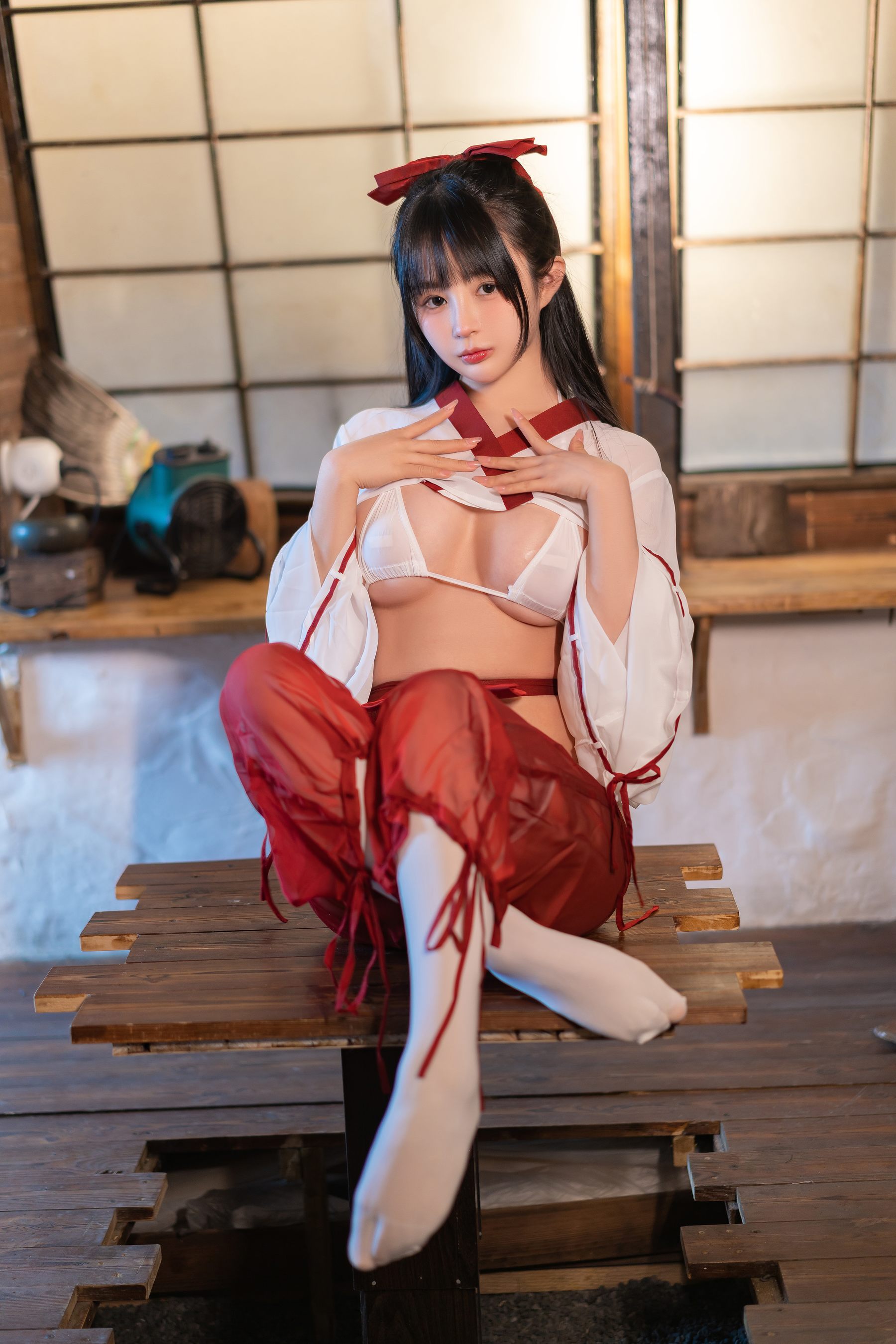 桜井宁宁 – 情趣巫女 [48P]