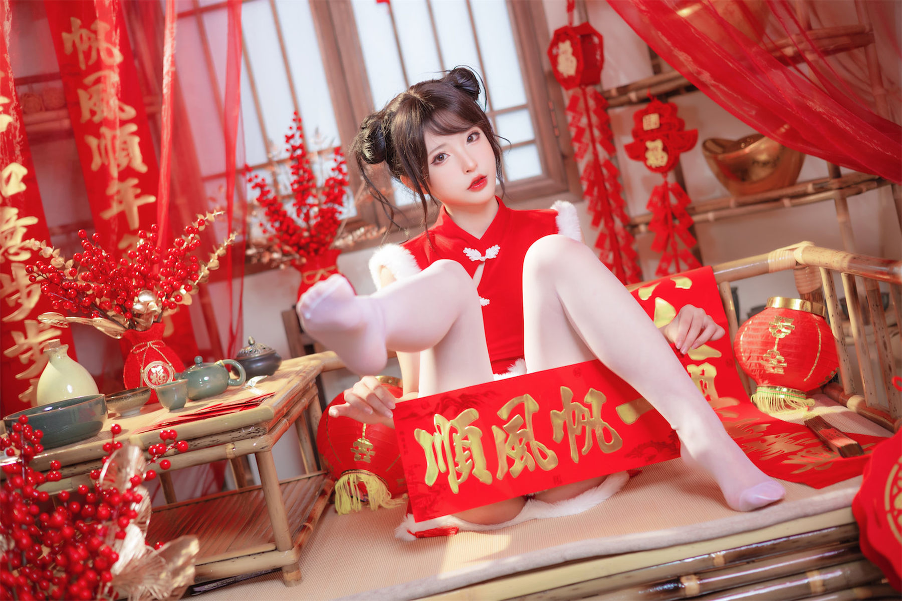 清水由乃 – 新年旗袍 [77P]