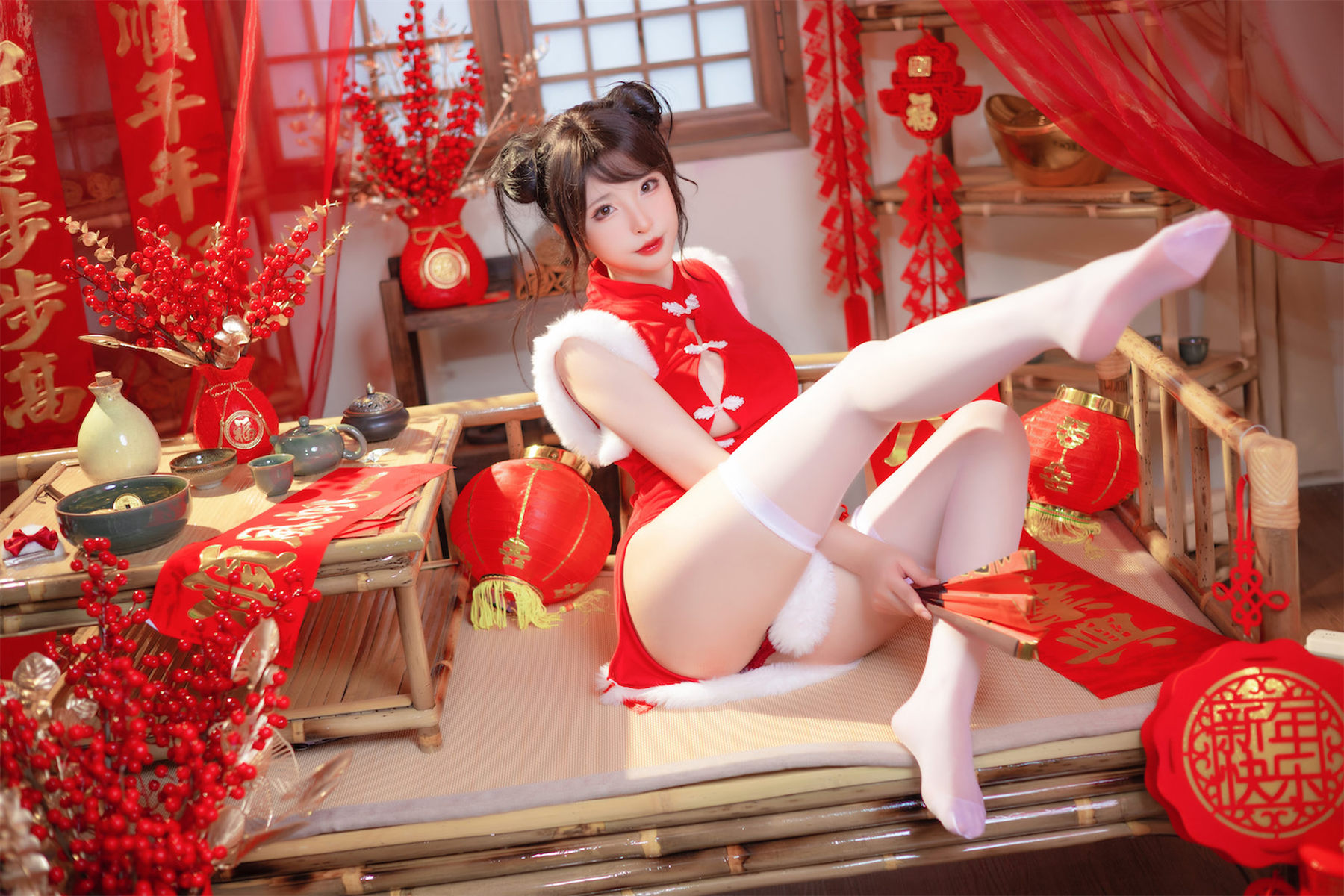 清水由乃 – 新年旗袍 [77P]