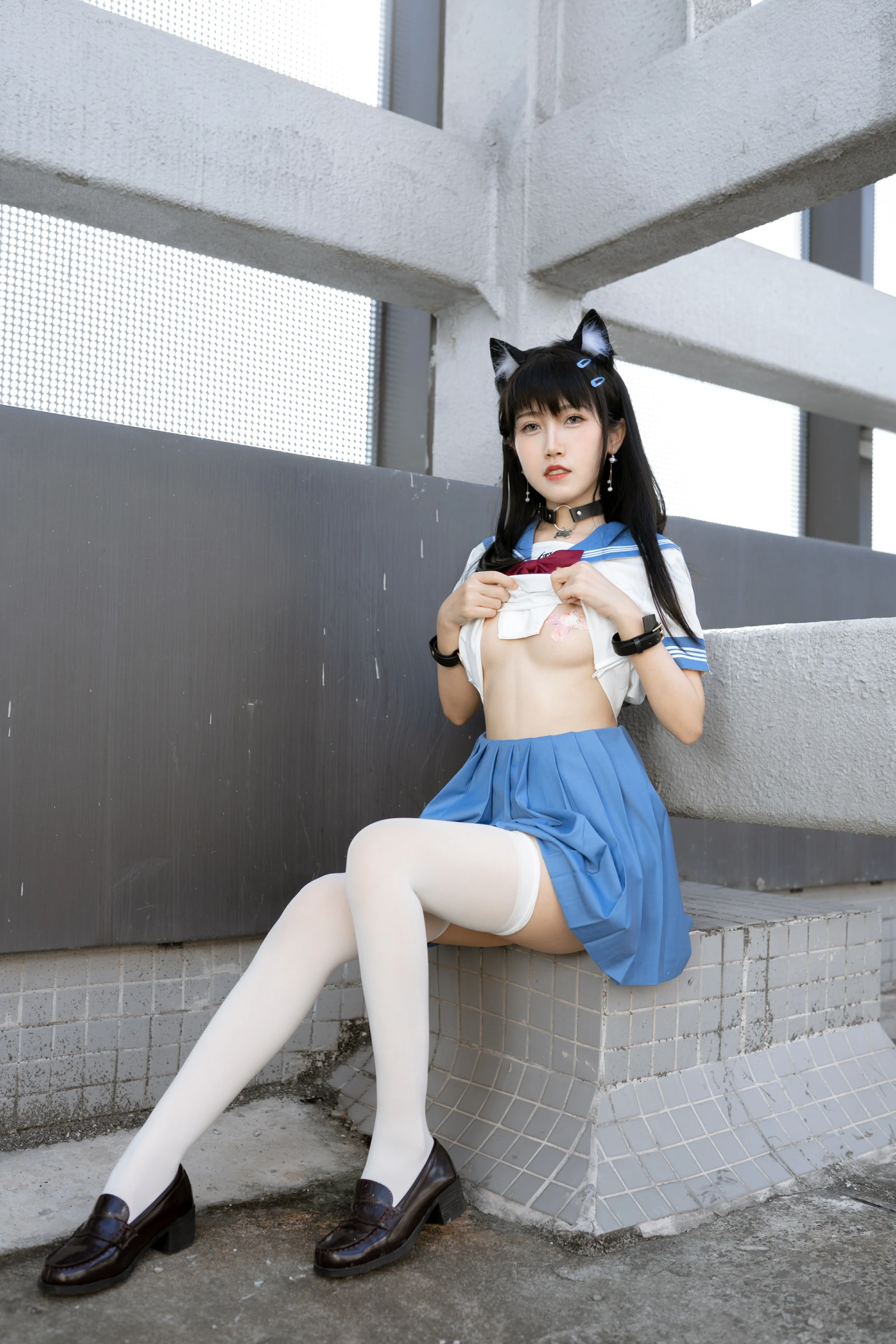 不呆猫 – 天台小m猫 [96P]