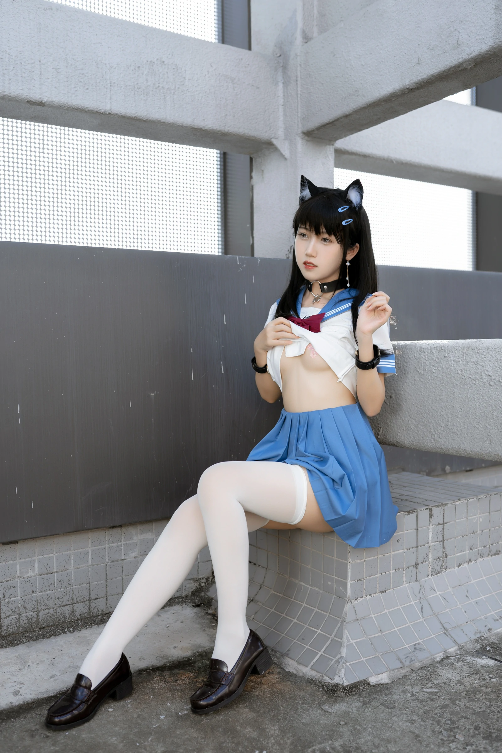 不呆猫 – 天台小m猫 [96P]