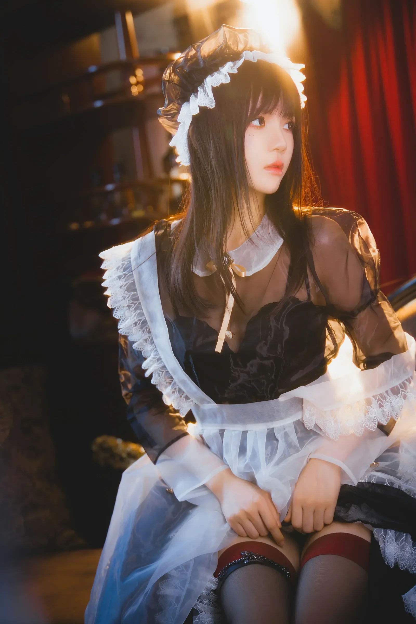 桜桃喵 – 透明女仆 [46P]