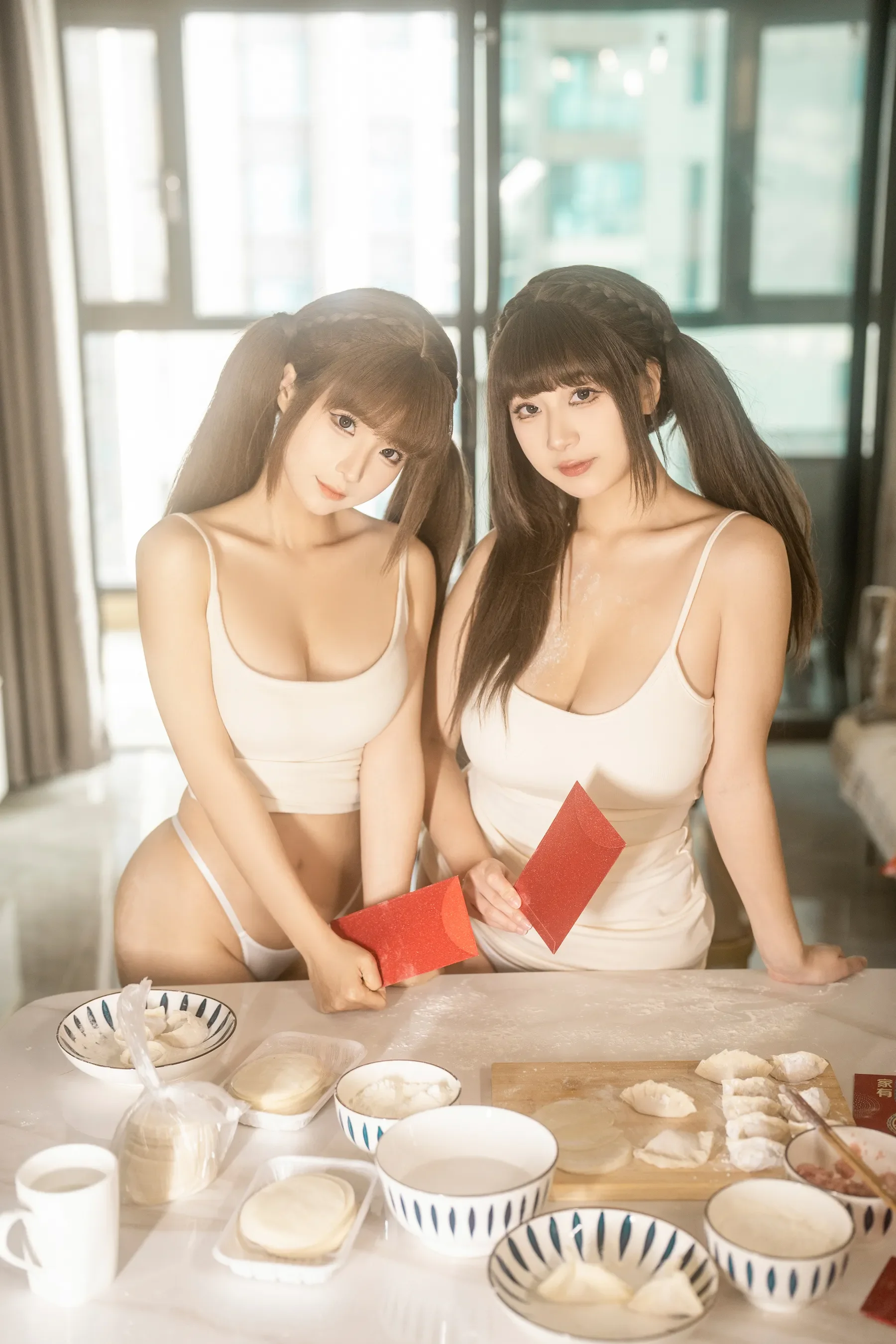 蠢沫沫&浅安安 – 双人新年贺岁 [103PG]