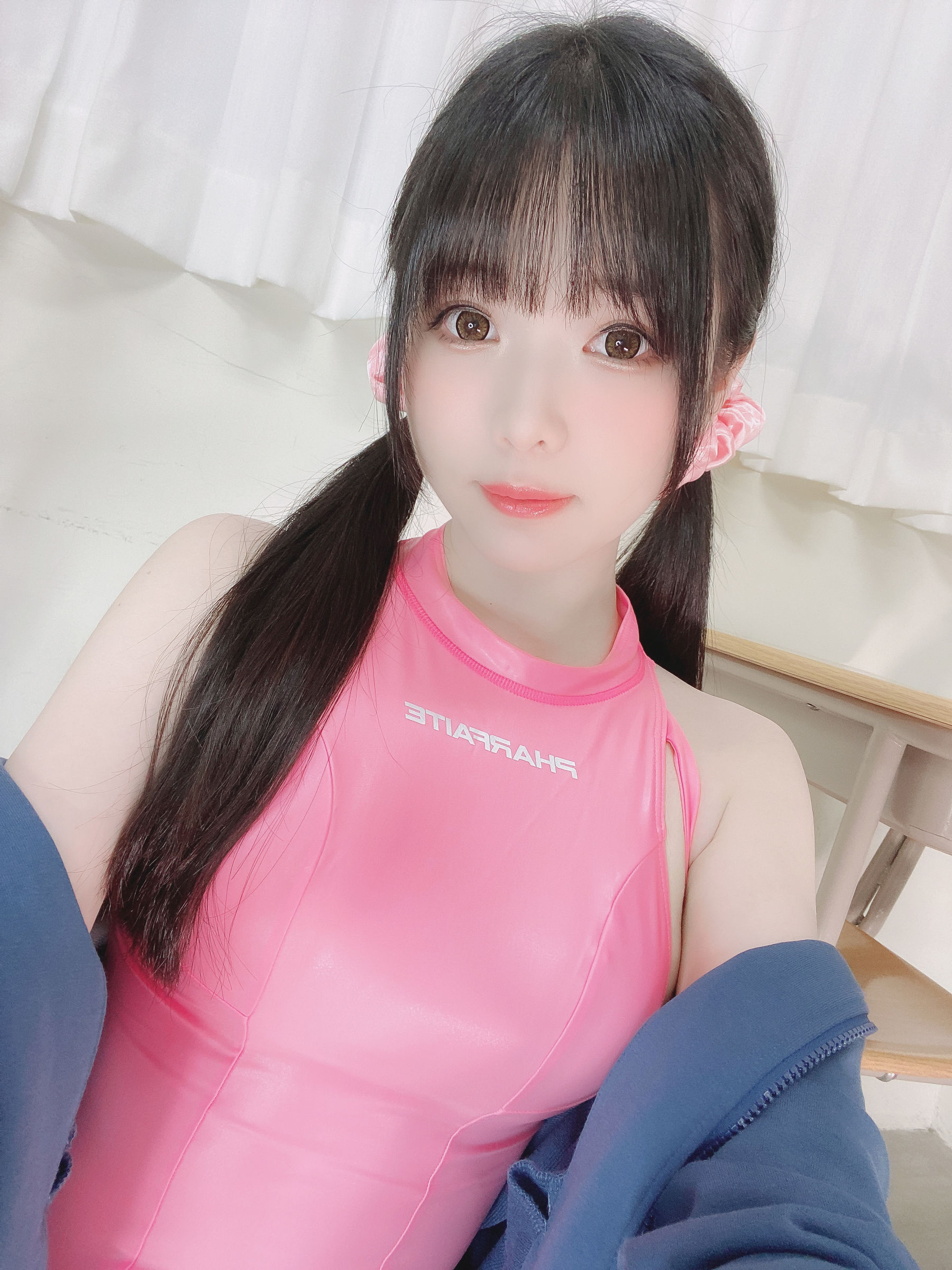 霜月shimo – 粉红泳衣 [20P]