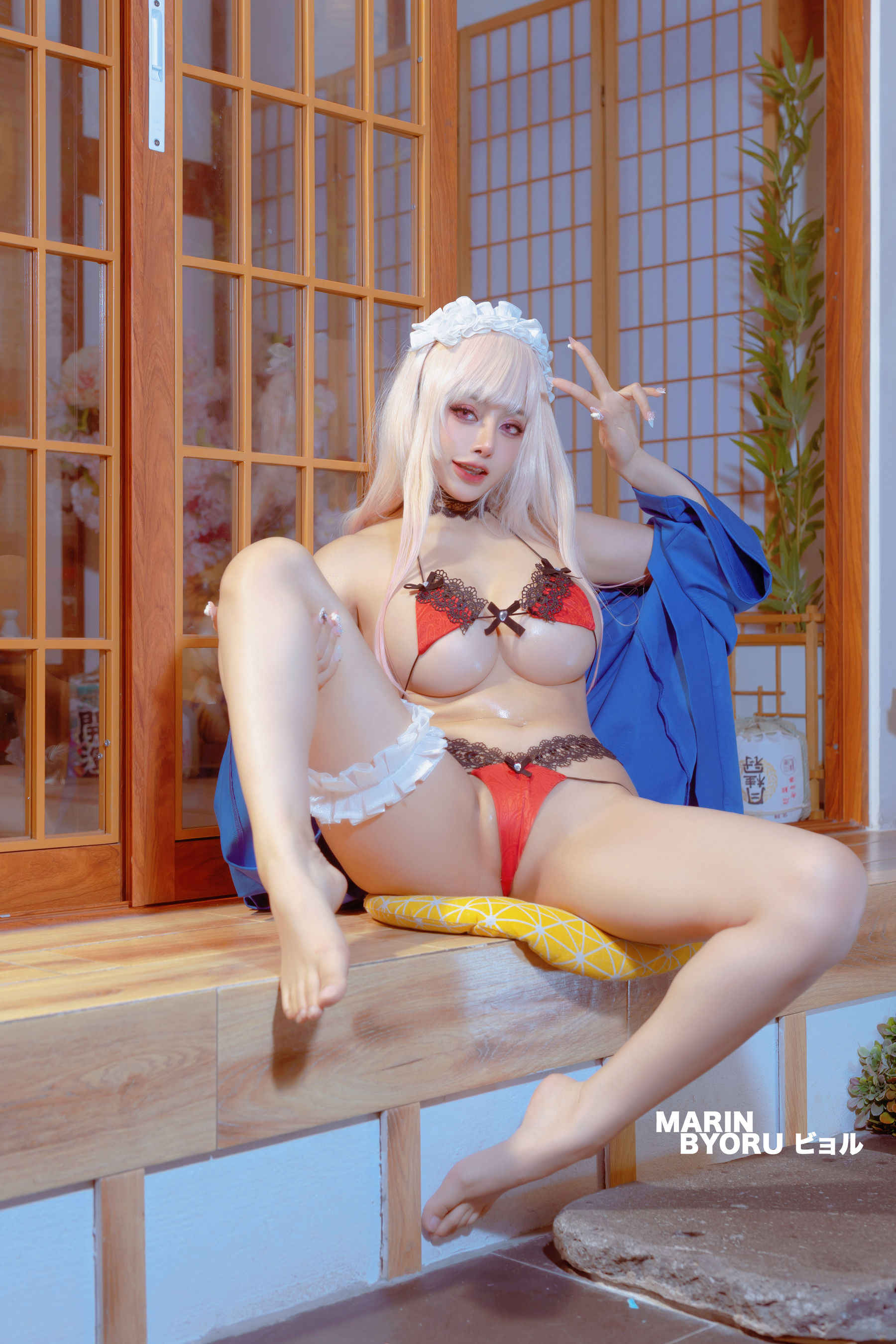 日本性感萝莉Byoru – Marin Red [24P]