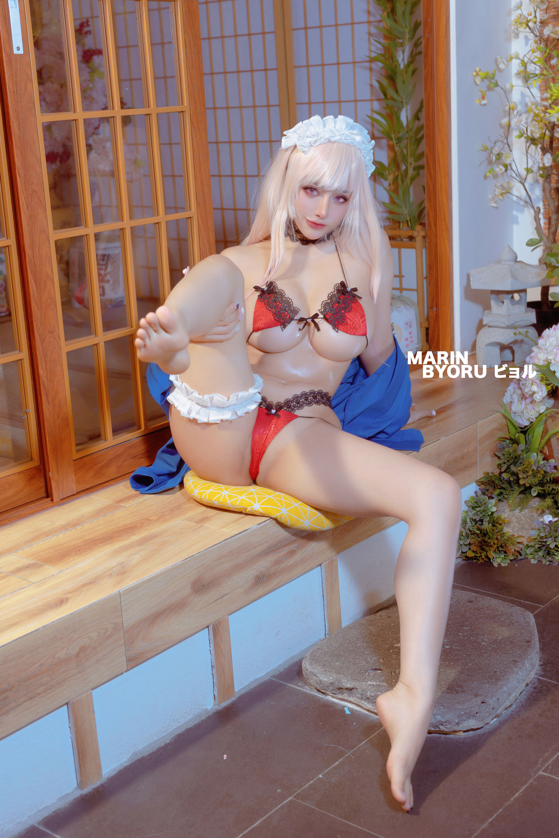 日本性感萝莉Byoru – Marin Red [24P]