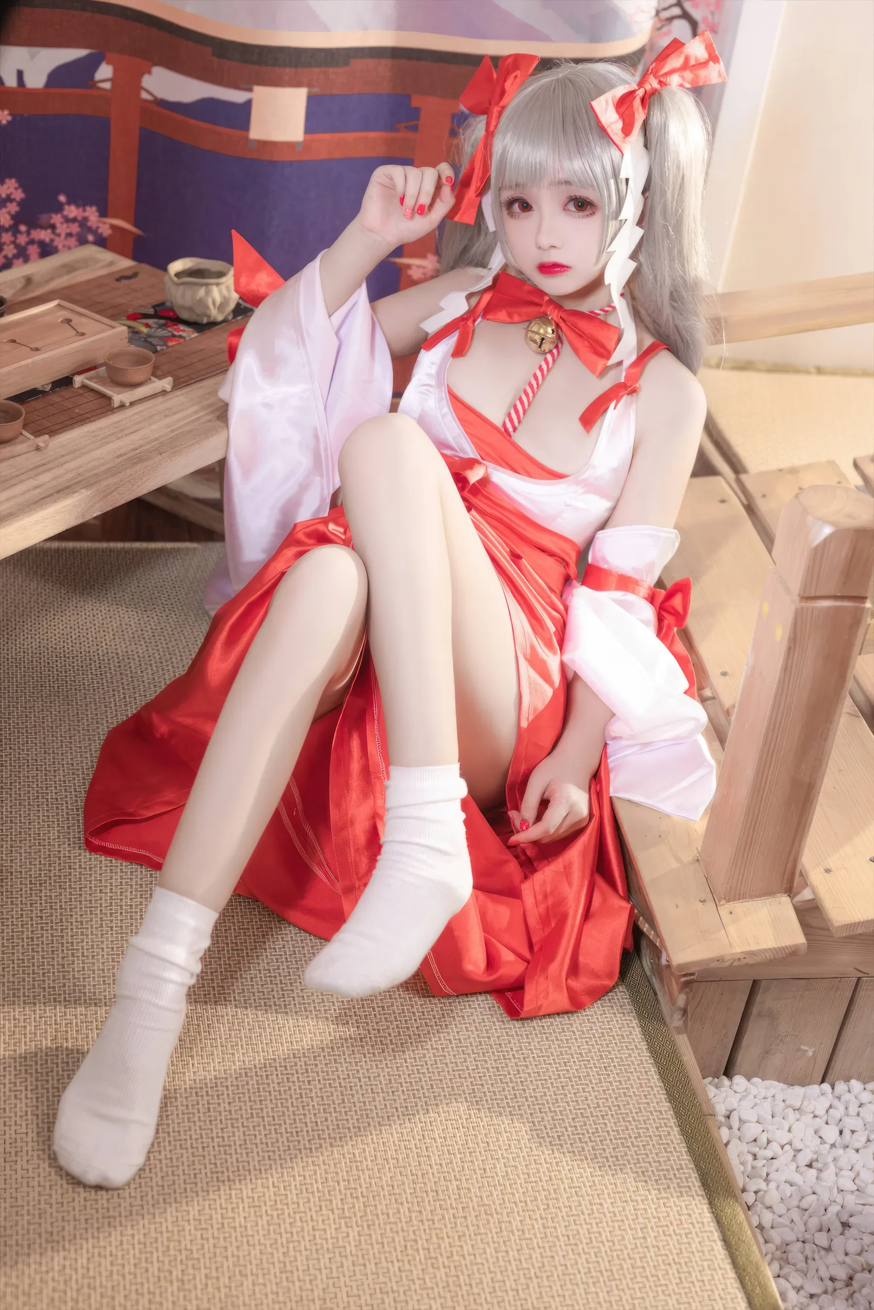 日奈娇 – 碧蓝航线 可畏巫女 [41P]