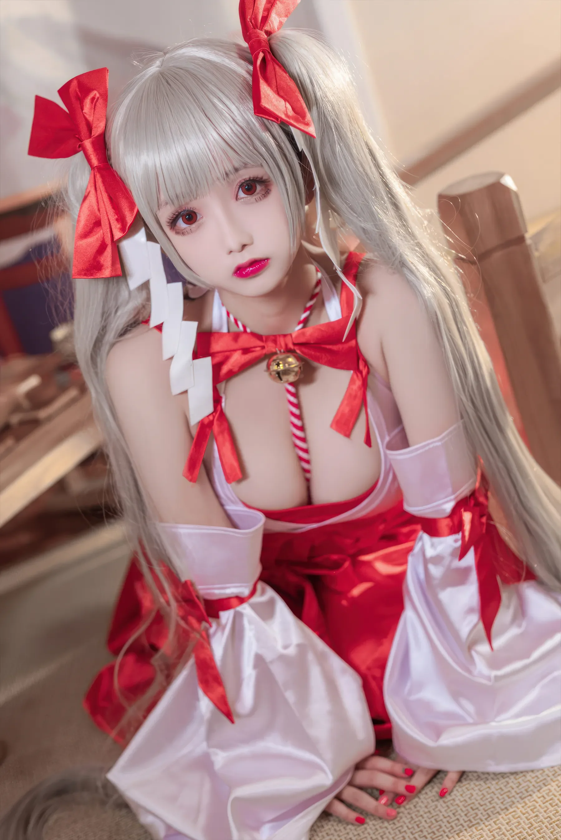日奈娇 – 碧蓝航线 可畏巫女 [41P]